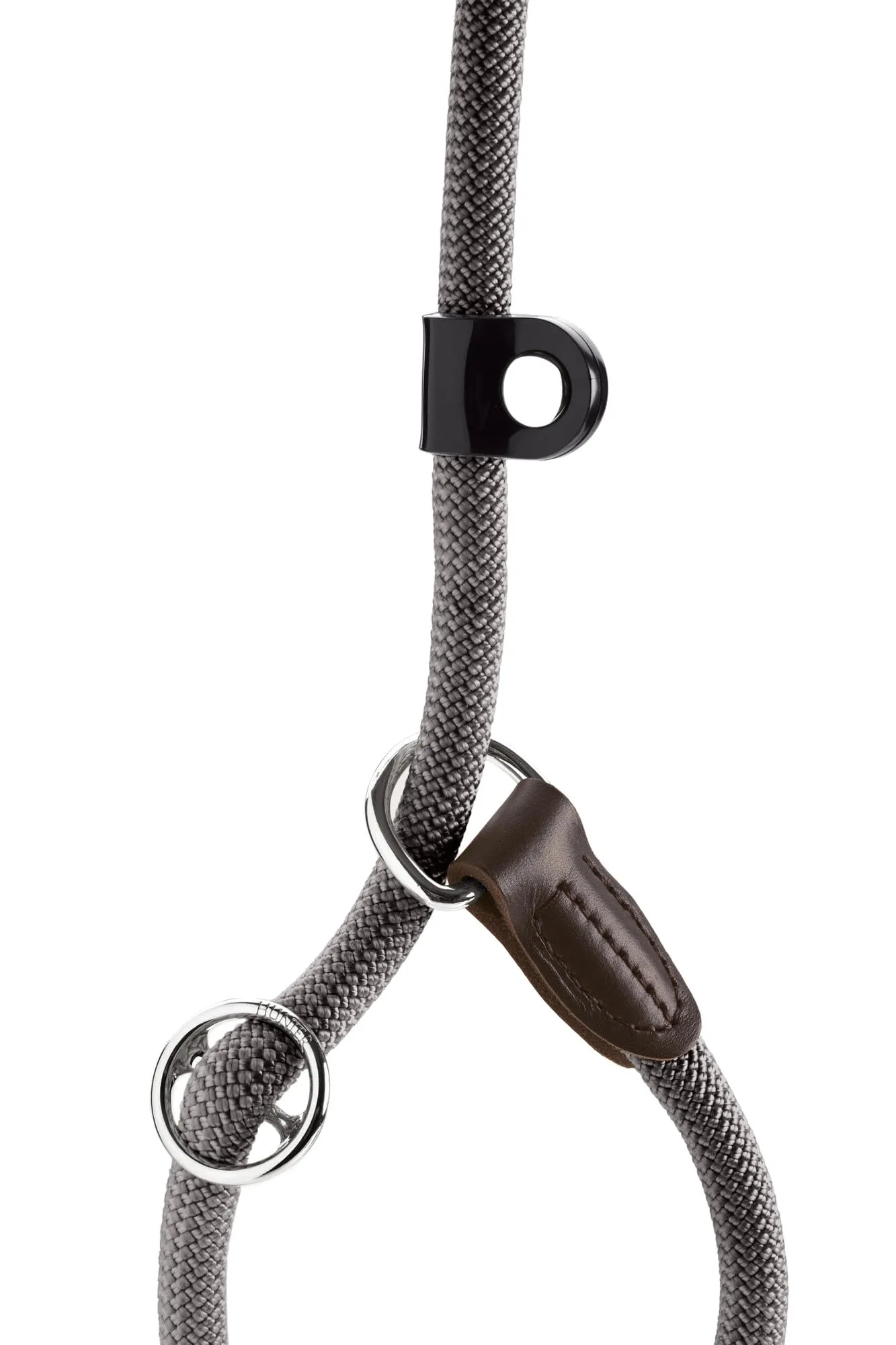 Hunter Retriever Freestyle Guinzaglio, 1.0 x 170 cm, Grigio, Corda - immagine 3
