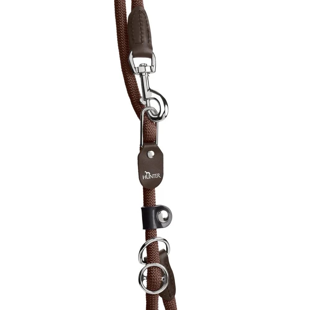 Hunter Retriever Freestyle Cord Leash, 1.0 x 260 cm, Rosso - immagine 6