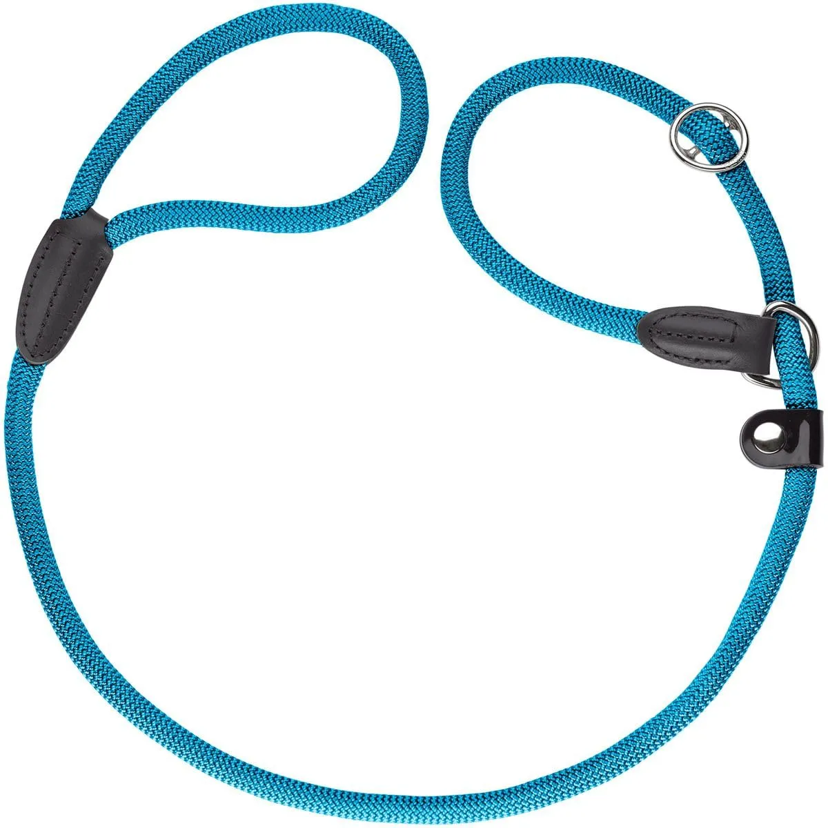 Hunter Retriever Freestyle Leash, 0.8 x 120 cm, Petrolio, Nylon and Leather - immagine 3