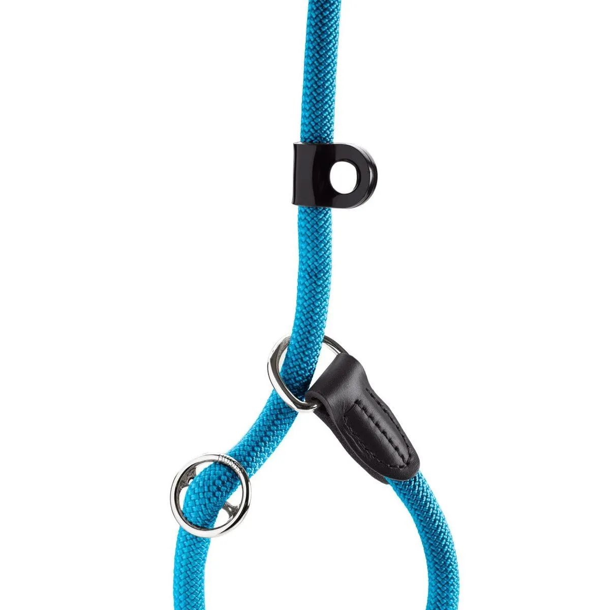 Hunter Retriever Freestyle Leash, 0.8 x 120 cm, Petrolio, Nylon and Leather - immagine 4
