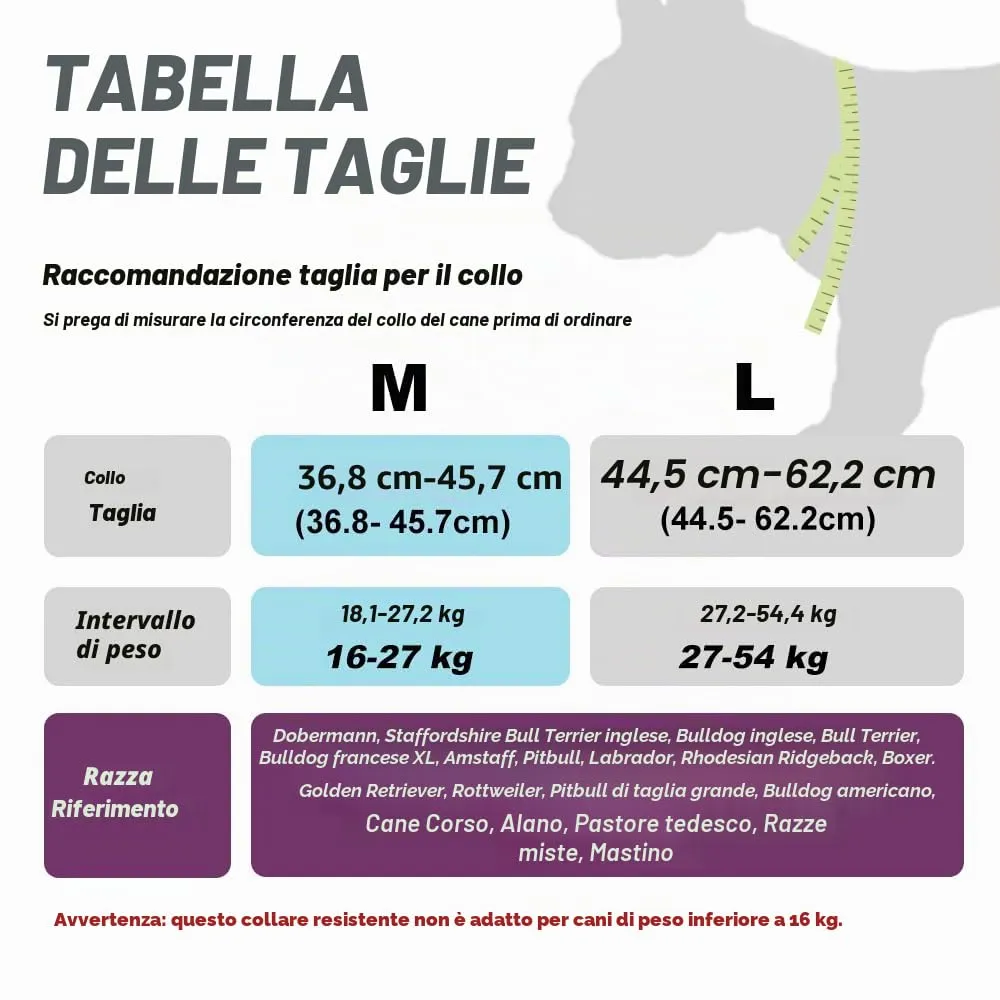 TSPRO Collare Tattico Cane con Fibbia a Sblocco Rapido e Maniglia, 3,3 cm - immagine 2