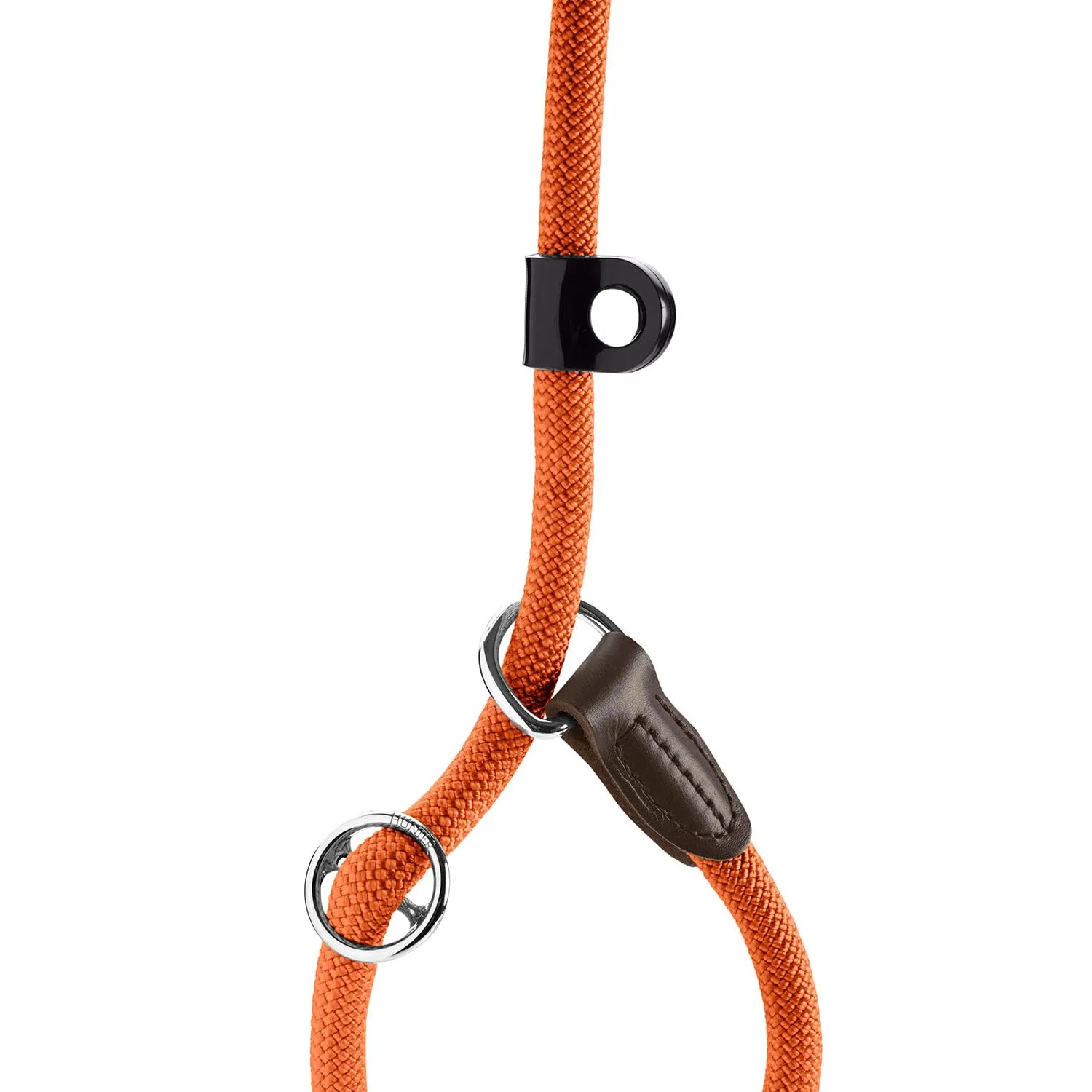 HUNTER Retriever Guinzaglio Freestyle con collare integrato, Arancione - immagine 3