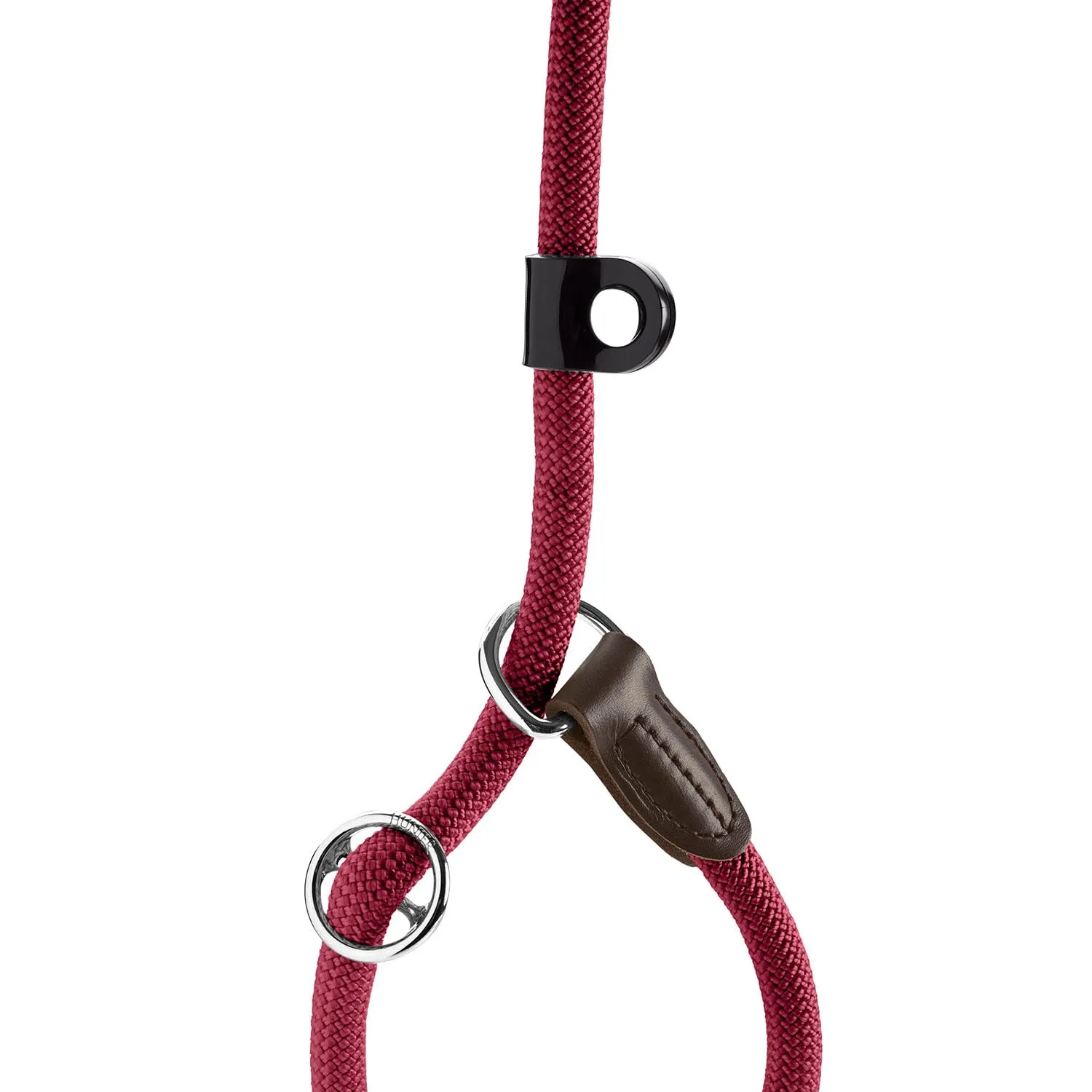 HUNTER Retriever Guinzaglio Freestyle con collo integrato, Bordeaux, 0.8 x 120 cm - immagine 3