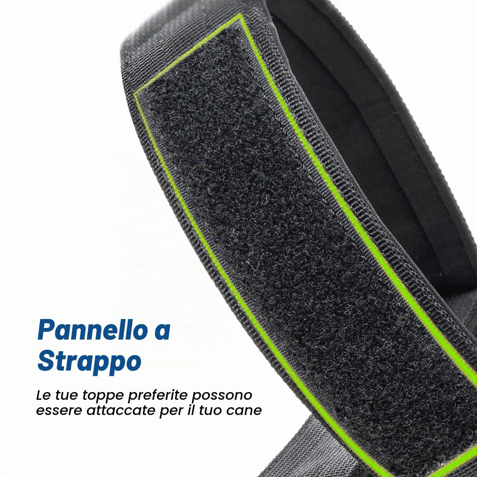 TSPRO Collare Tattico per Cani con Fibbia a Sblocco Rapido e Pannello per Toppe, Verde Militare, L (47,0–63,5 cm) - immagine 3