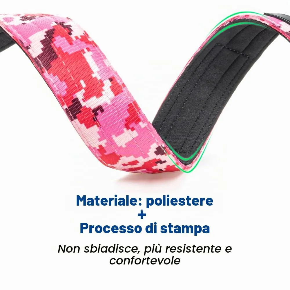 TSPRO Collare Tattico per Cani con Fibbia a Sblocco Rapido e Pannello per Toppe, Verde Militare, L (47,0–63,5 cm) - immagine 5