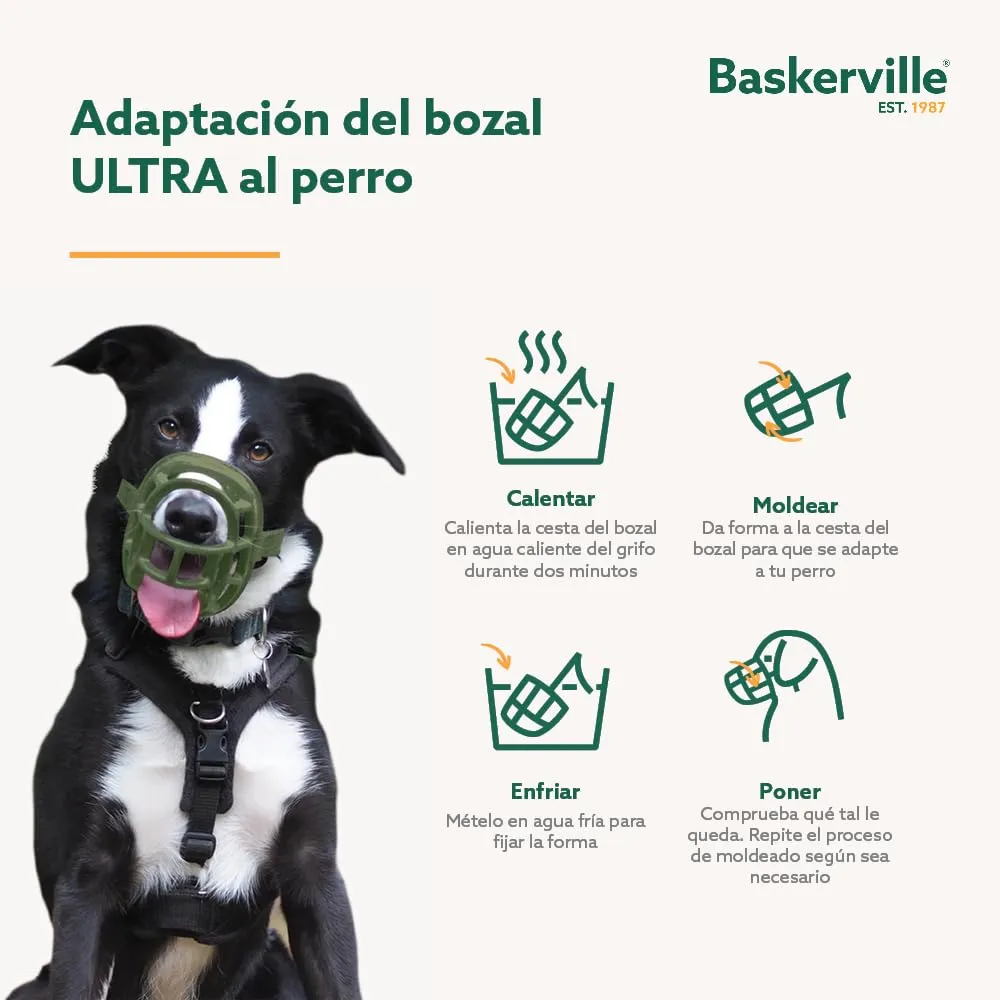 Baskerville Ultra Museruola per Cani, Taglia 3, Verde - immagine 6