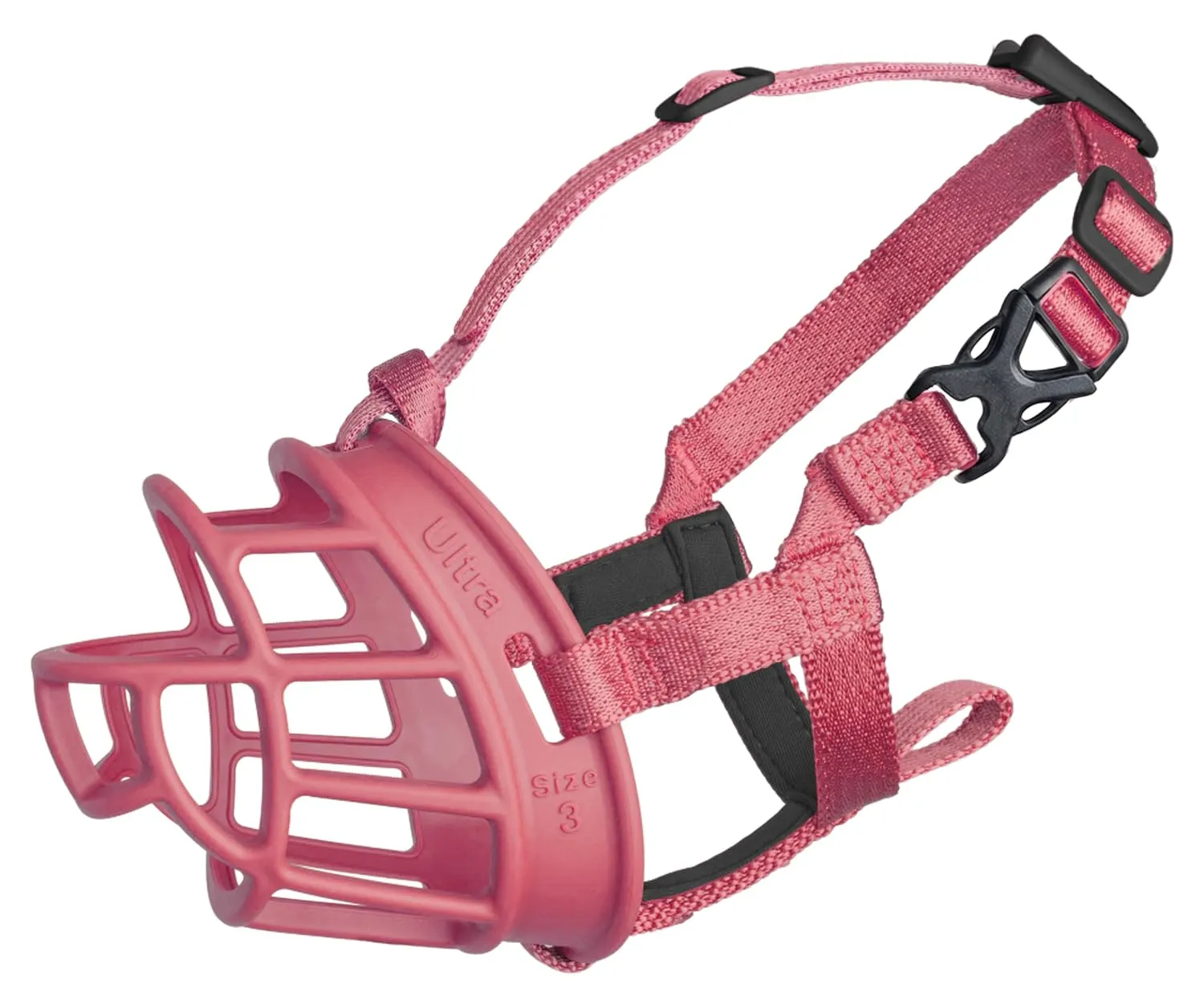 Museruola per cani Baskerville Ultra, Taglia 4, Rosa - immagine 1