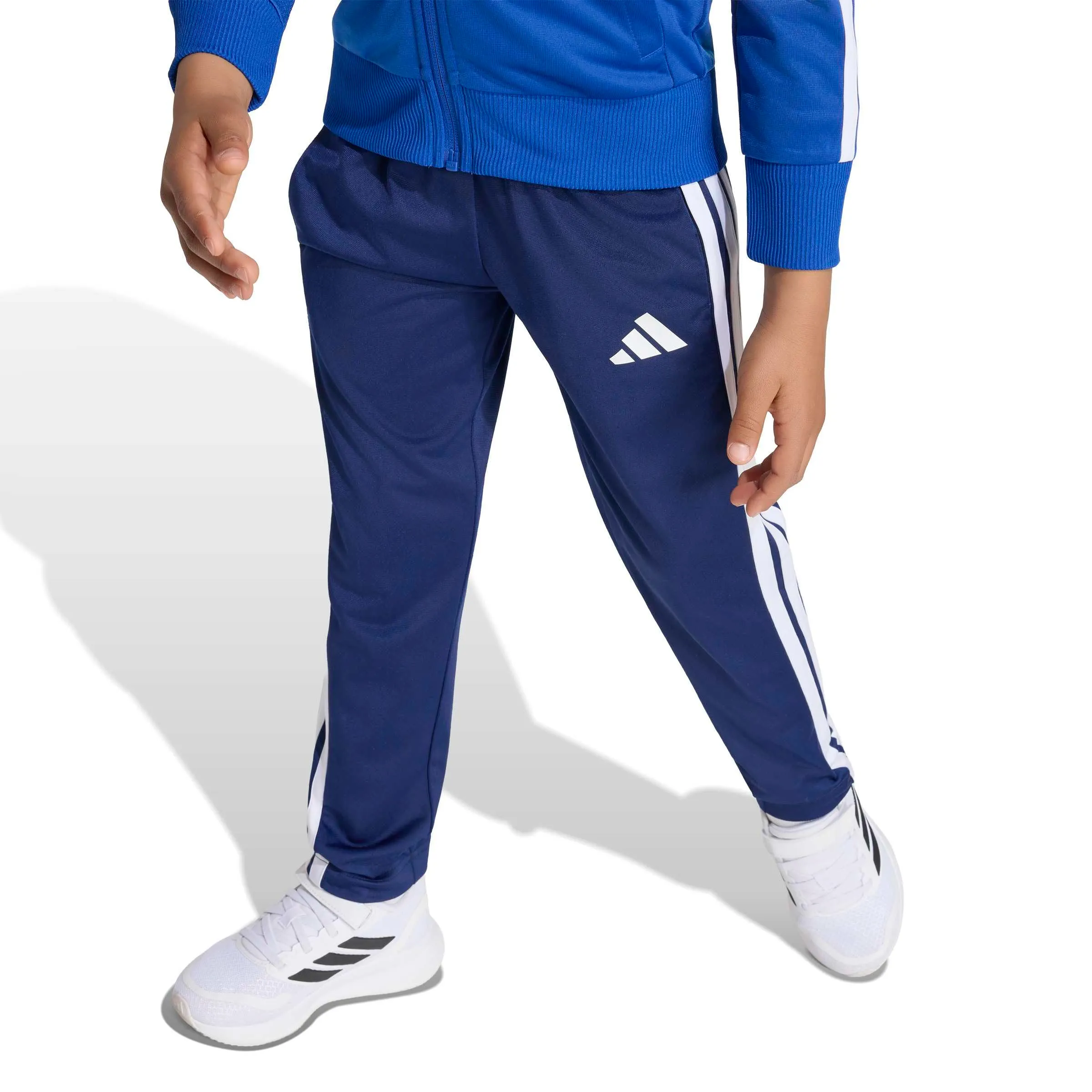 adidas Seasonal Essentials Tiberio 3 Stripes Tricot Tracksuit, Team Royal Blue/White, 3-4 Years - immagine 5
