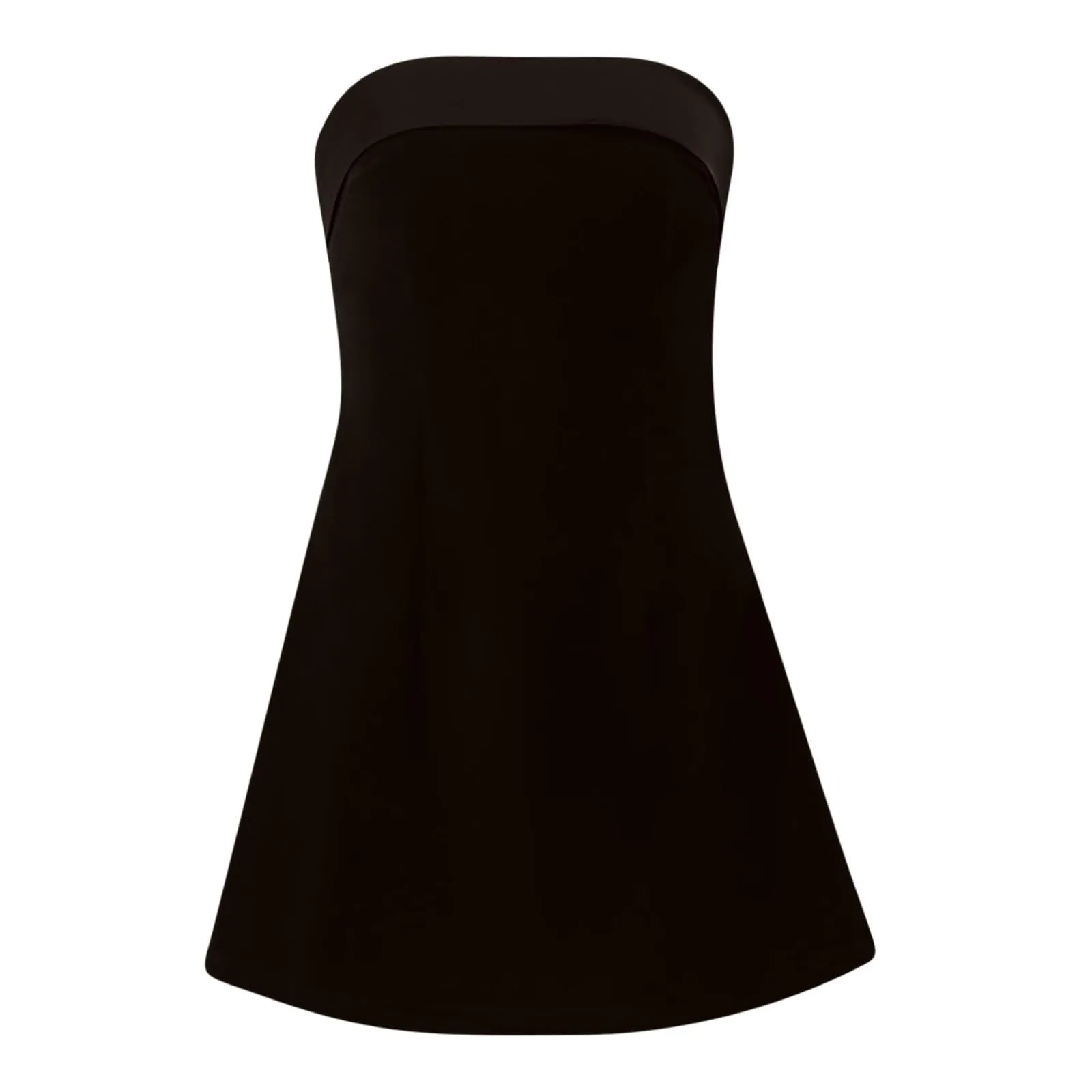 Masrin Abito da Ballo in Velluto Dorato a Tubo, Senza Spalline, Colore Caffè, XL - immagine 5