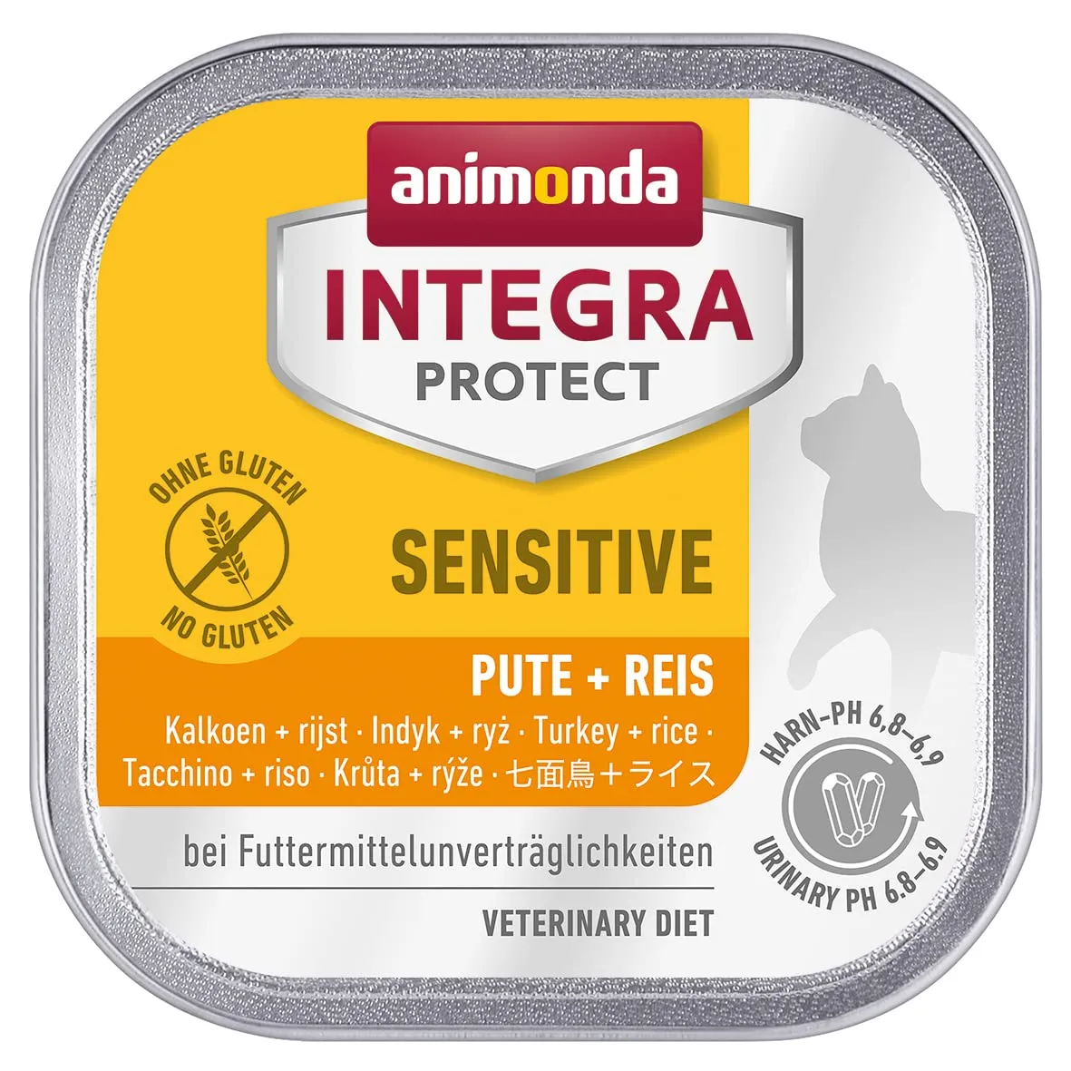 Animonda Integra Protect Sensitive Gatto, Alimento Umido Pure Turkey, 16 x 100 g - immagine 1