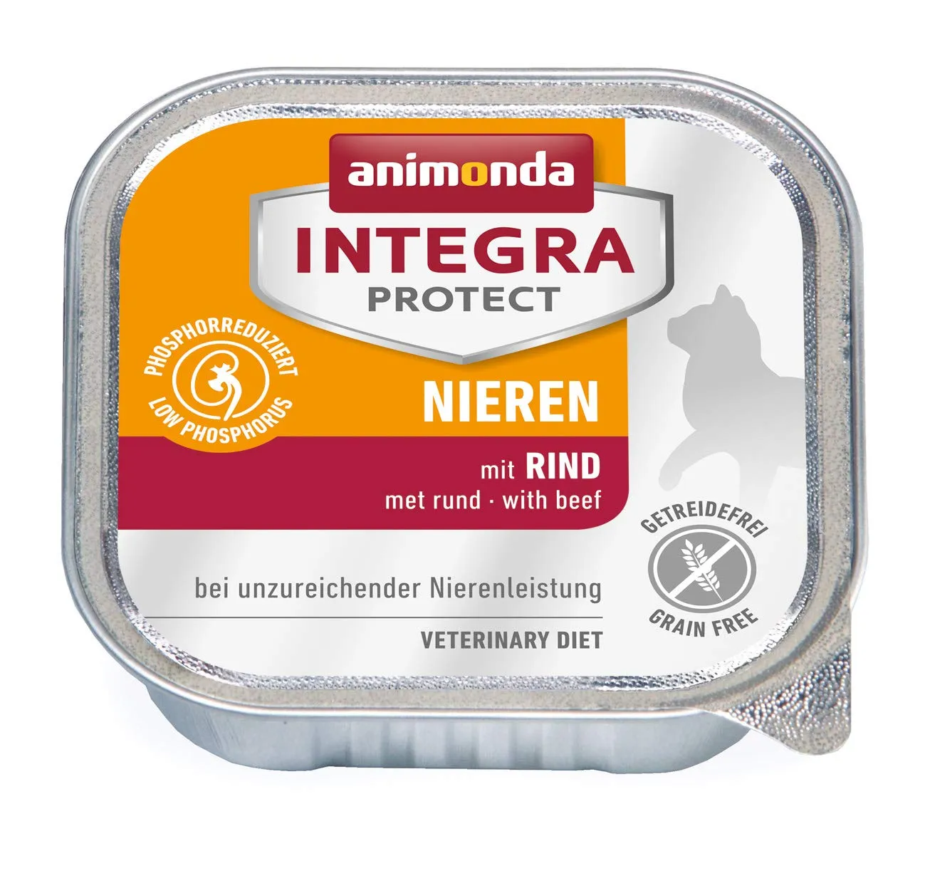 Animonda Integra Protect Cibo Umido per Gatti Adulti Integratore Renale al Manzo, 6 x 100 g - immagine 2