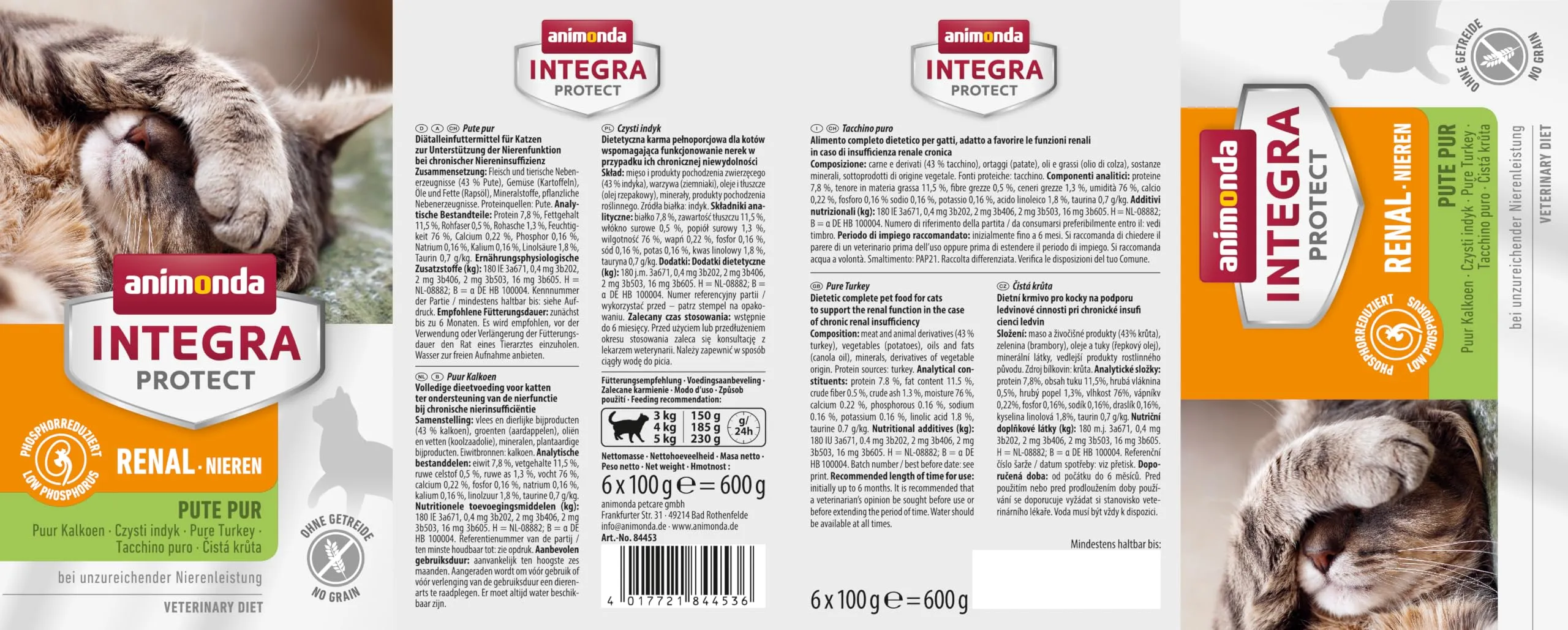 Animonda Integra Protect Renal Tacchino Puro (6x 100g) - immagine 5