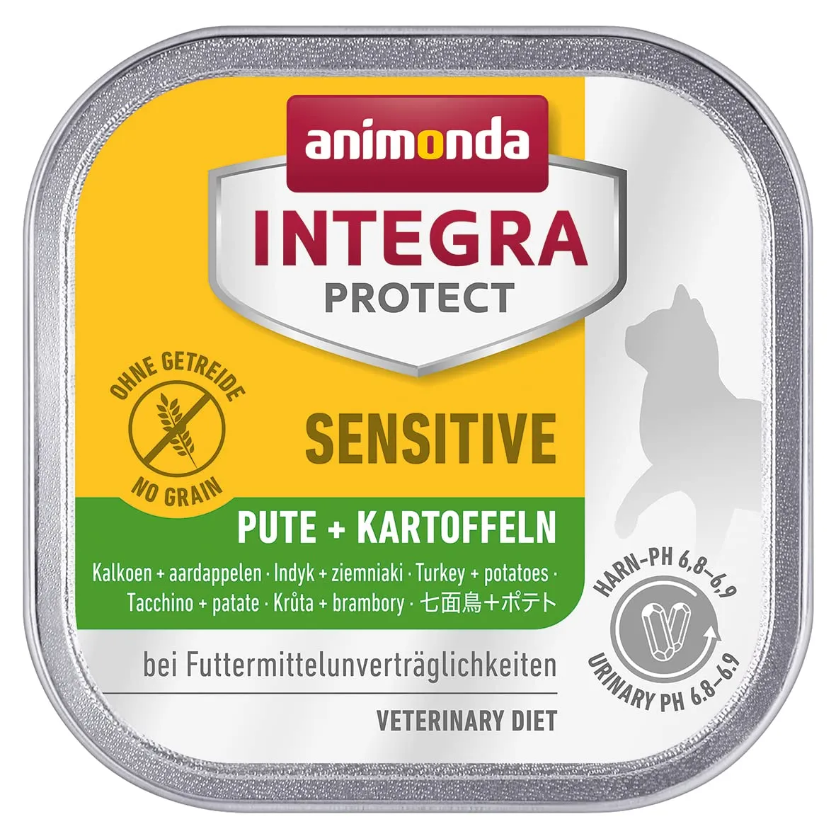 Animonda Integra Protect Sensitive Gatto Tacchino e Patata, 16 x 100 g - immagine 1