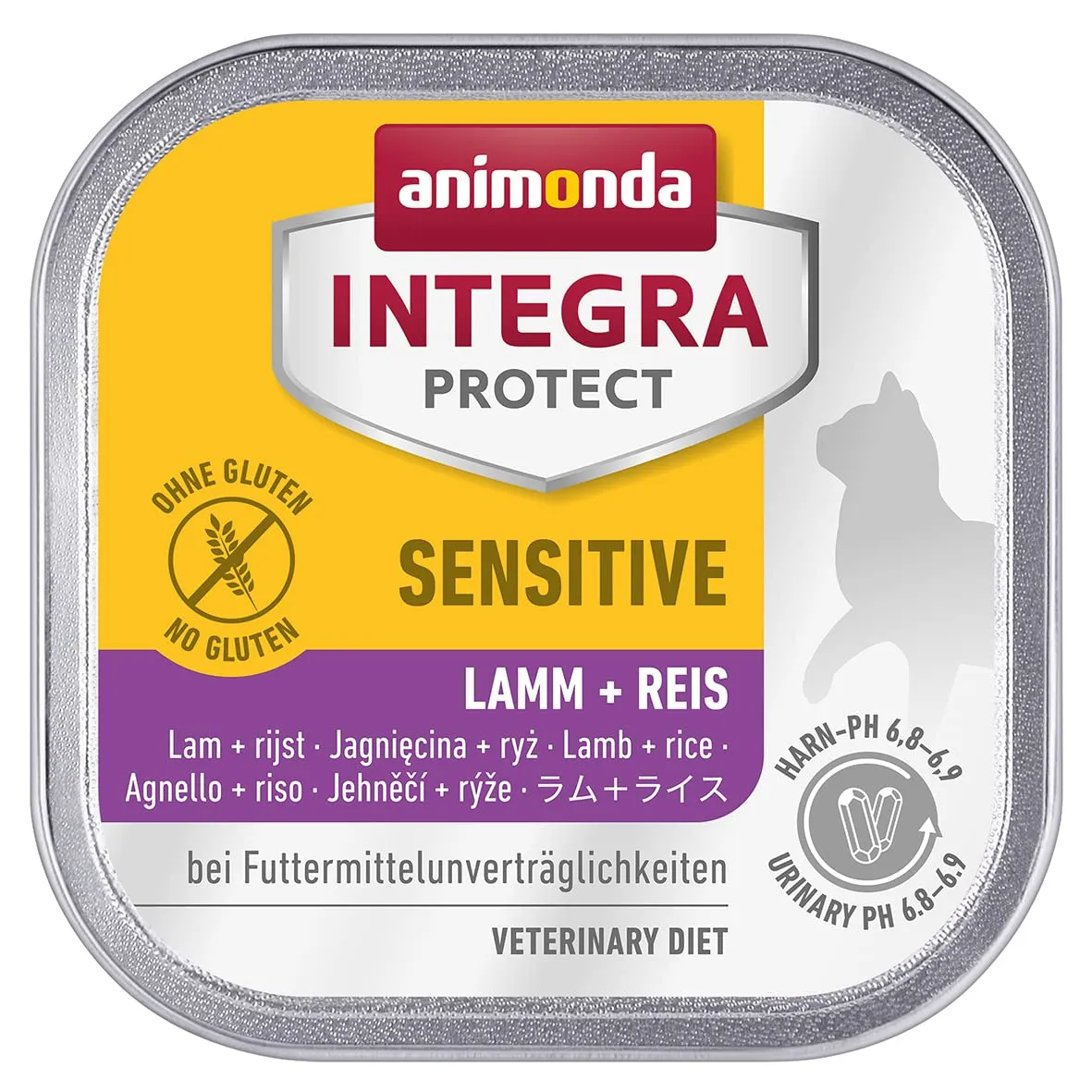 Animonda Integra Protect Sensitive Gatto Agnello e Riso, 16 x 100 g - immagine 1