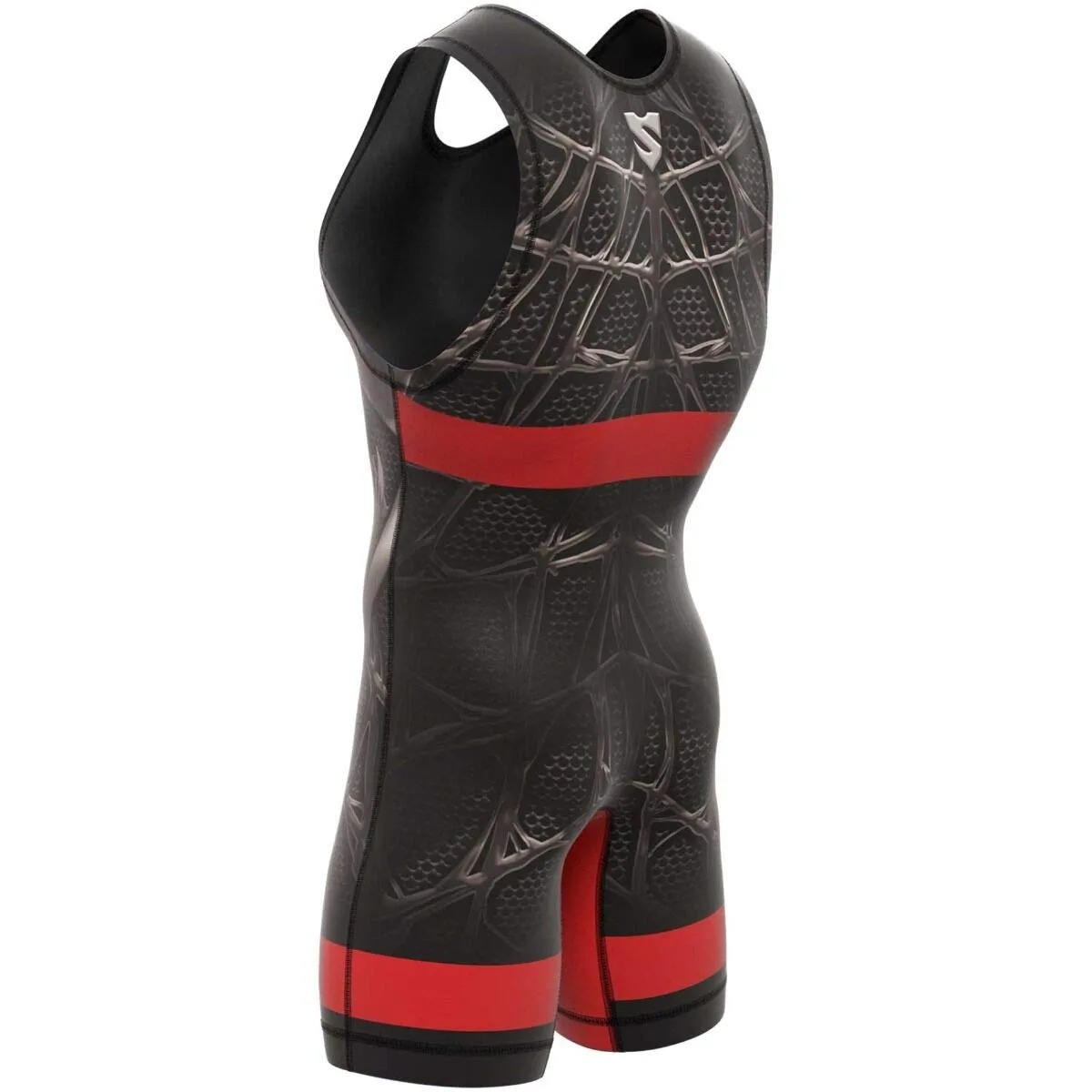SMMASH Singlet da Wrestling da Uomo in Jersey Traspirante - immagine 3