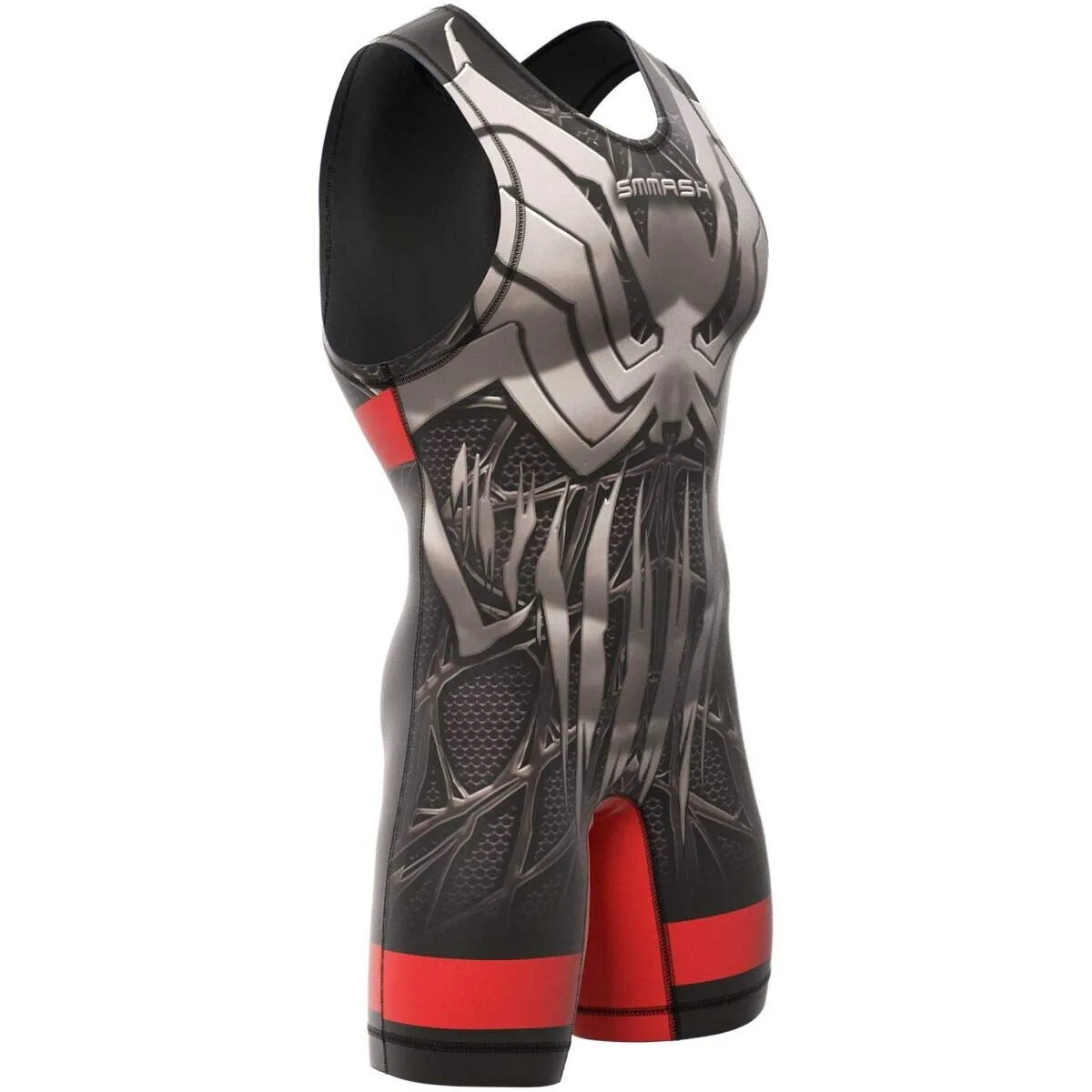 SMMASH Singlet da Wrestling da Uomo in Jersey Traspirante - immagine 5