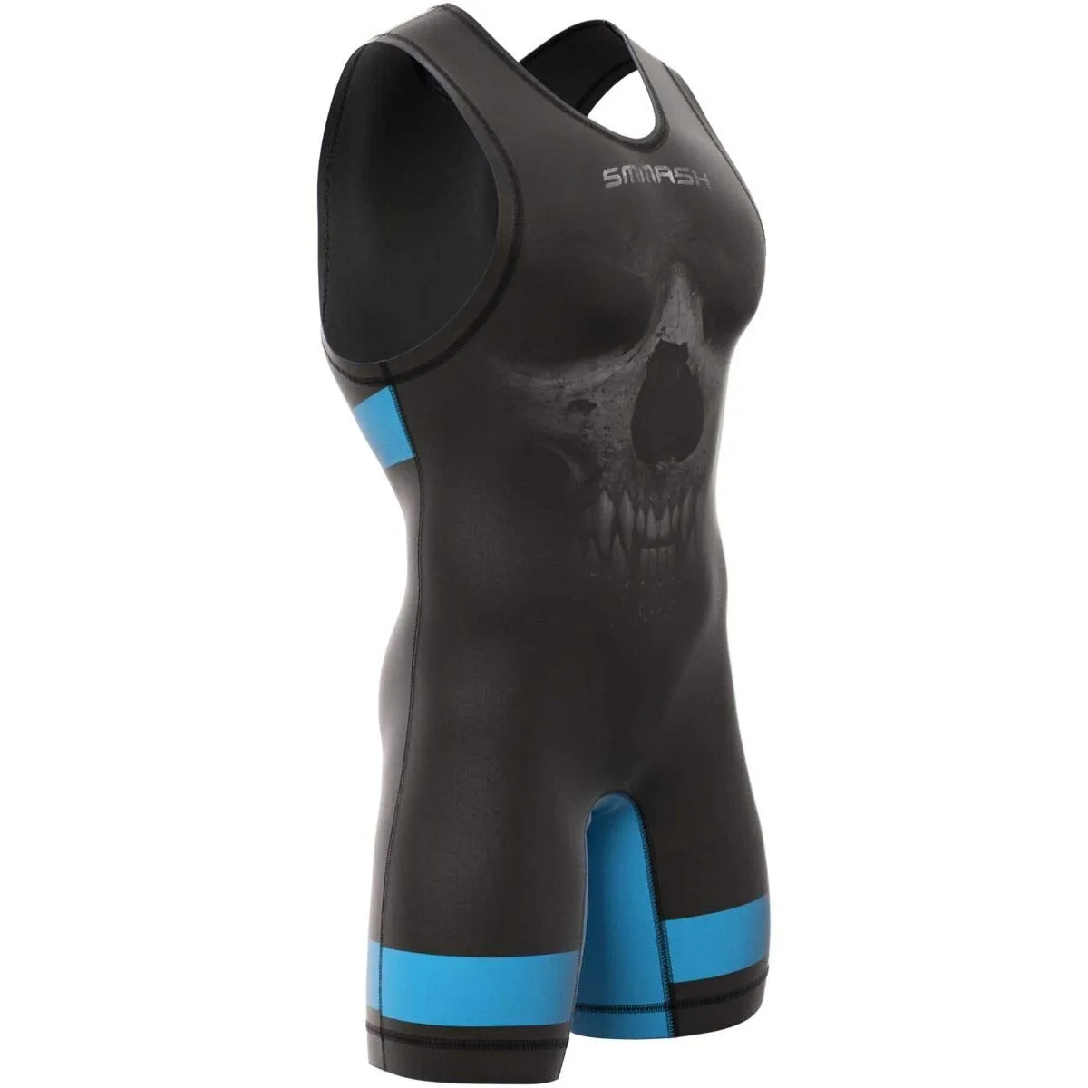 SMMASH Tuta da Wrestling in Jersey da Uomo Singlet Traspirante e Resistente all'Abrasione - immagine 6