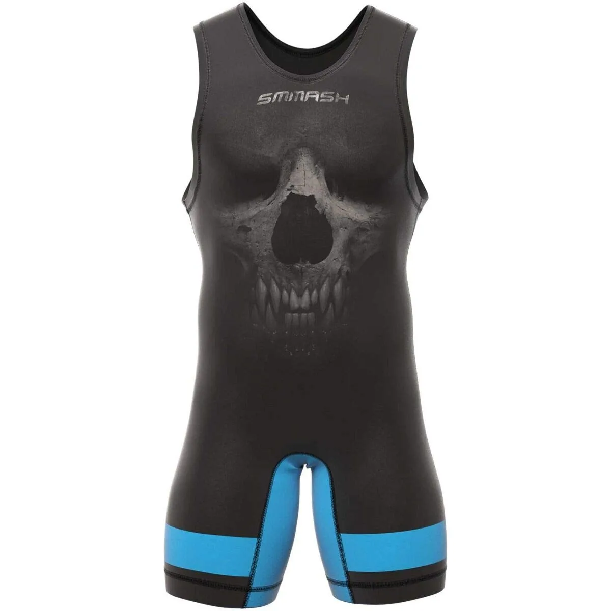 SMMASH Tuta da Wrestling Singlet da Uomo in Jersey - immagine 1
