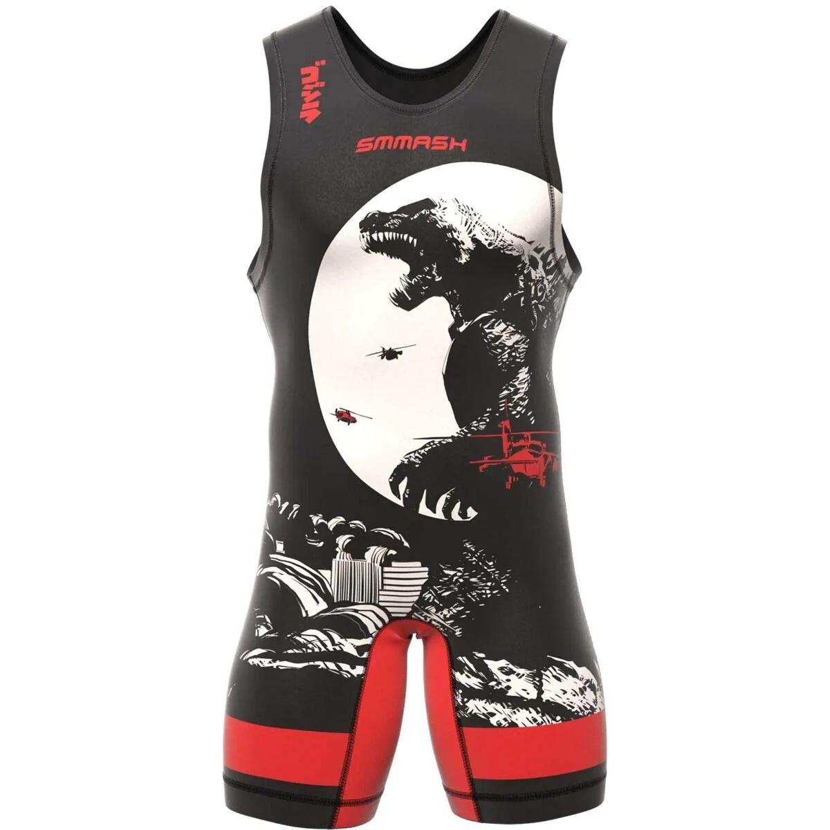 SMMASH Tuta da Lotta in Jersey Singlet Uomo - immagine 3