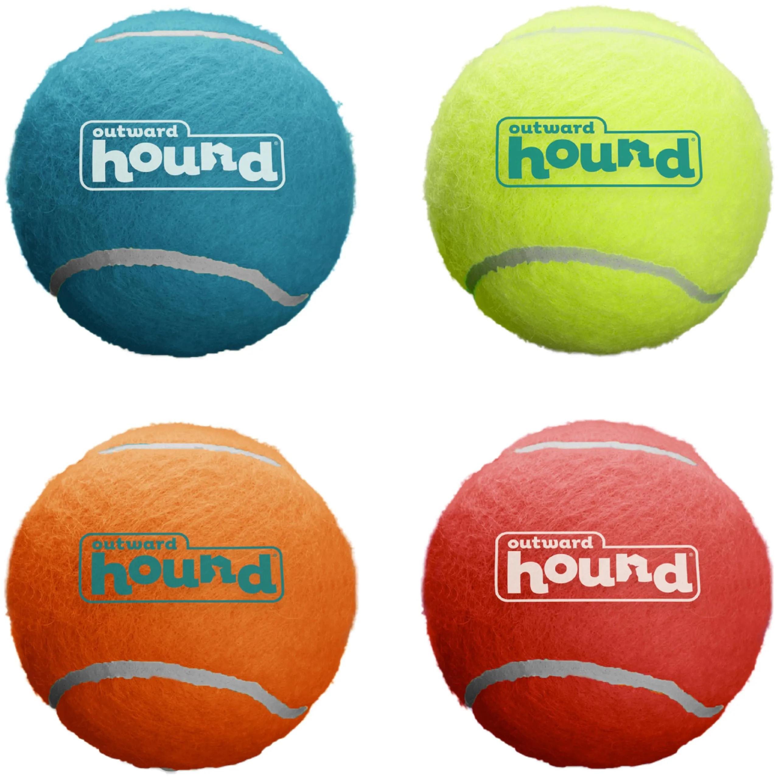 Outward Hound Squeaker Ballz, Medium, 4 pieces - immagine 1