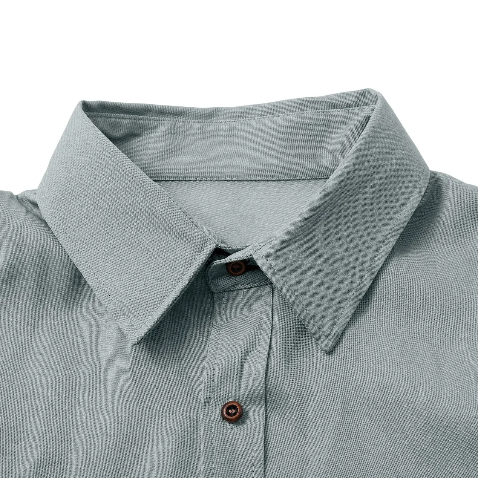 VEMOW Camicia di Jeans a Maniche Lunghe per Uomo, Fit Classico, Grey, XL - immagine 7
