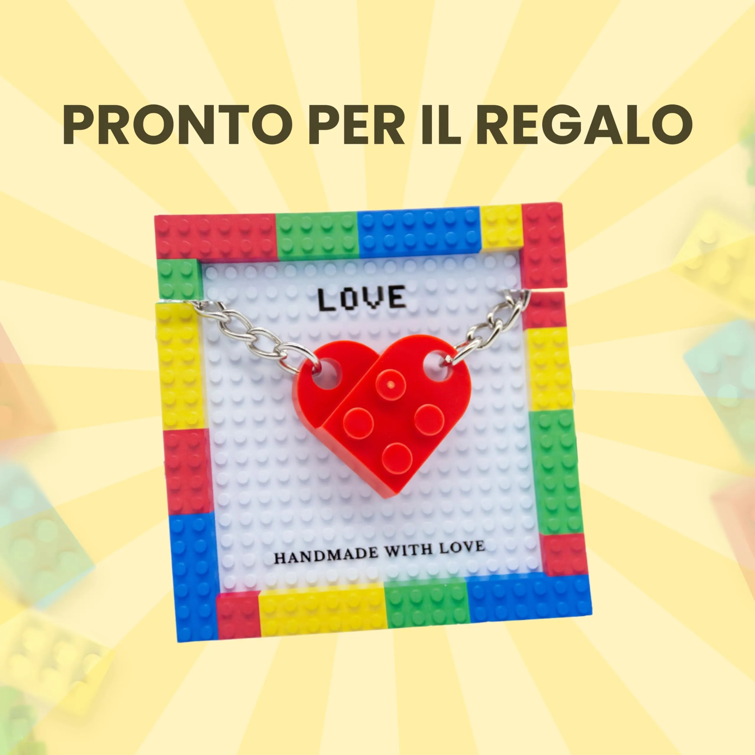 NumeroPhi Portachiavi Coppia Cuore per Lui e Lei - immagine 4