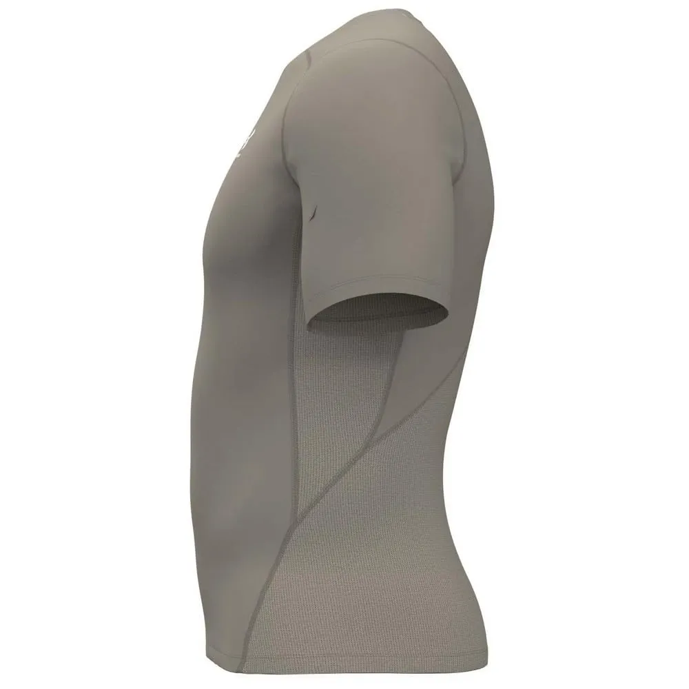 Under Armour HeatGear Maglietta a maniche corte a compressione uomo, Timberwolf Taupe/Bianco, 3XL - immagine 5