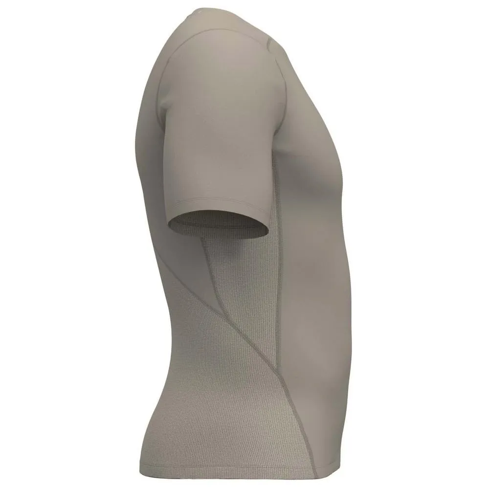 Under Armour HeatGear Maglietta a maniche corte a compressione uomo, Timberwolf Taupe/Bianco, 3XL - immagine 6