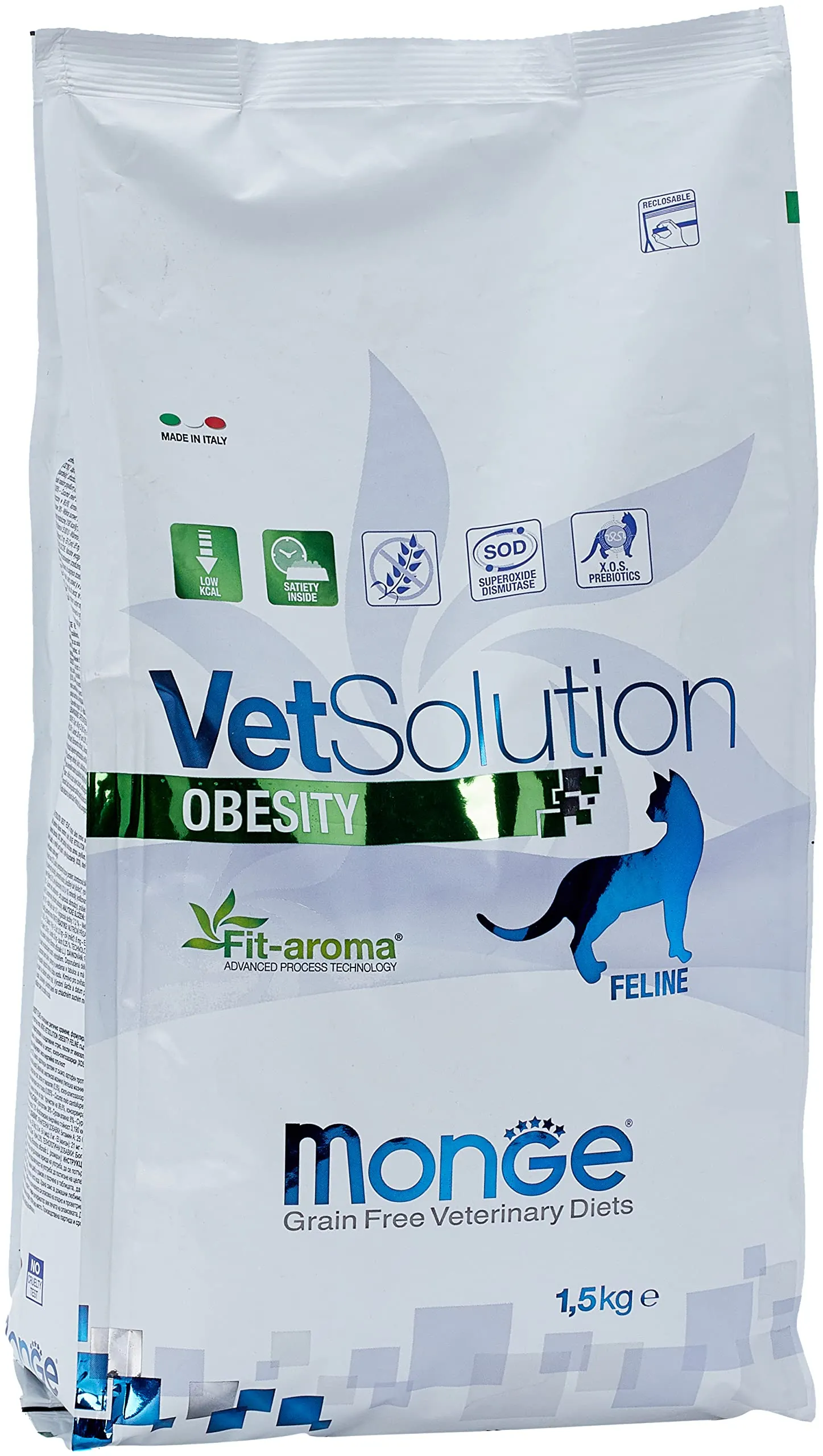 Monge Vetsolution Gatto Obesity 1.5 kg - immagine 1