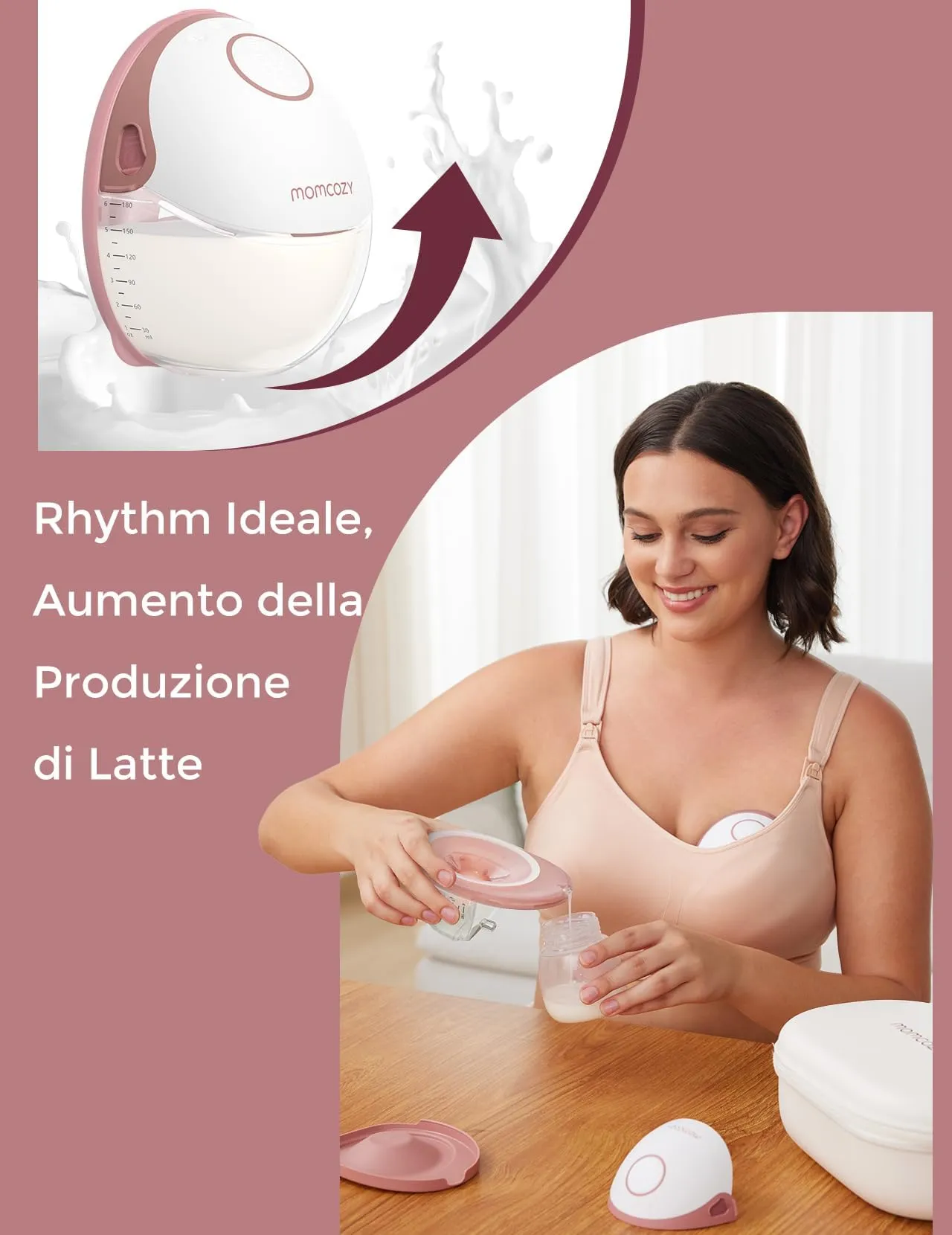Momcozy Tiralatte a Mani libere - immagine 2