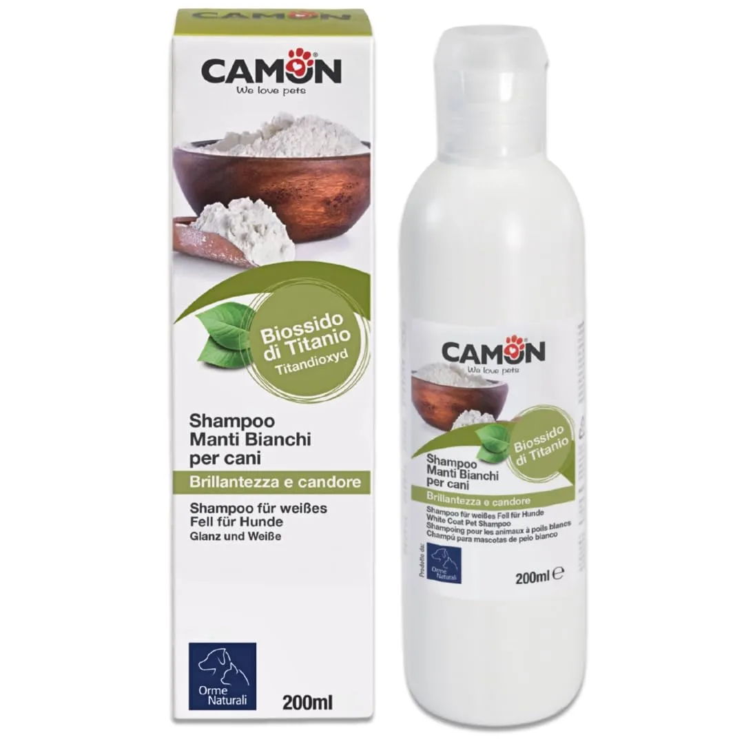 Camon Shampoo per Manti Bianchi con Filtro Minerale e Azione Riparativa, 200ml - immagine 1