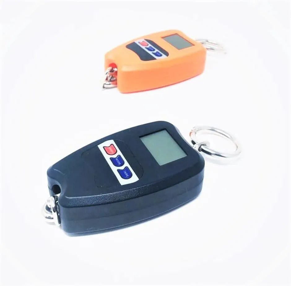 SQUADO Bilancia elettronica digitale portatile 200 kg con gancio a sospensione - immagine 5