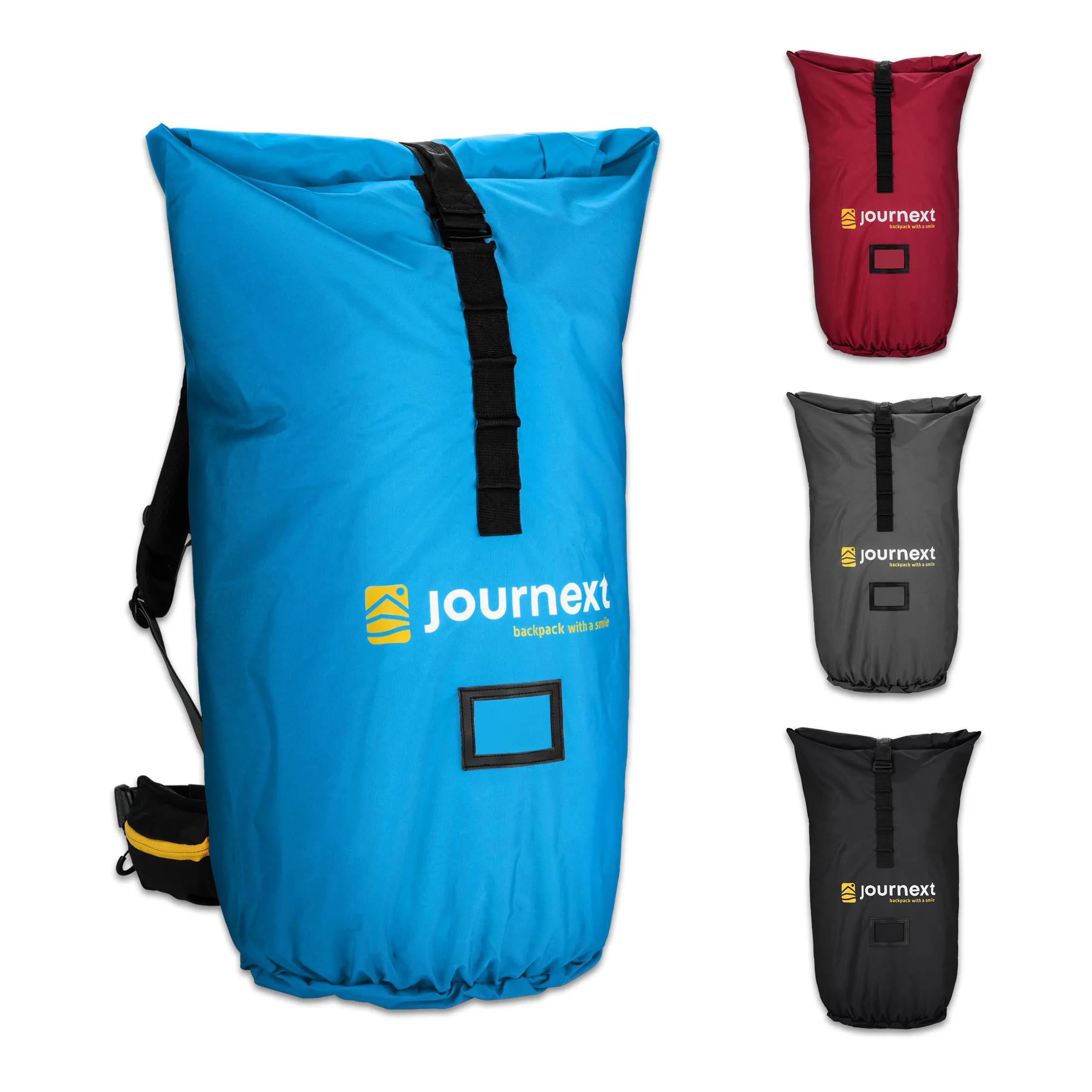Journext Custodia Protettiva 2 in 1 per Zaino e Antipioggia, Pacific Blue, L (55-80L) - immagine 1