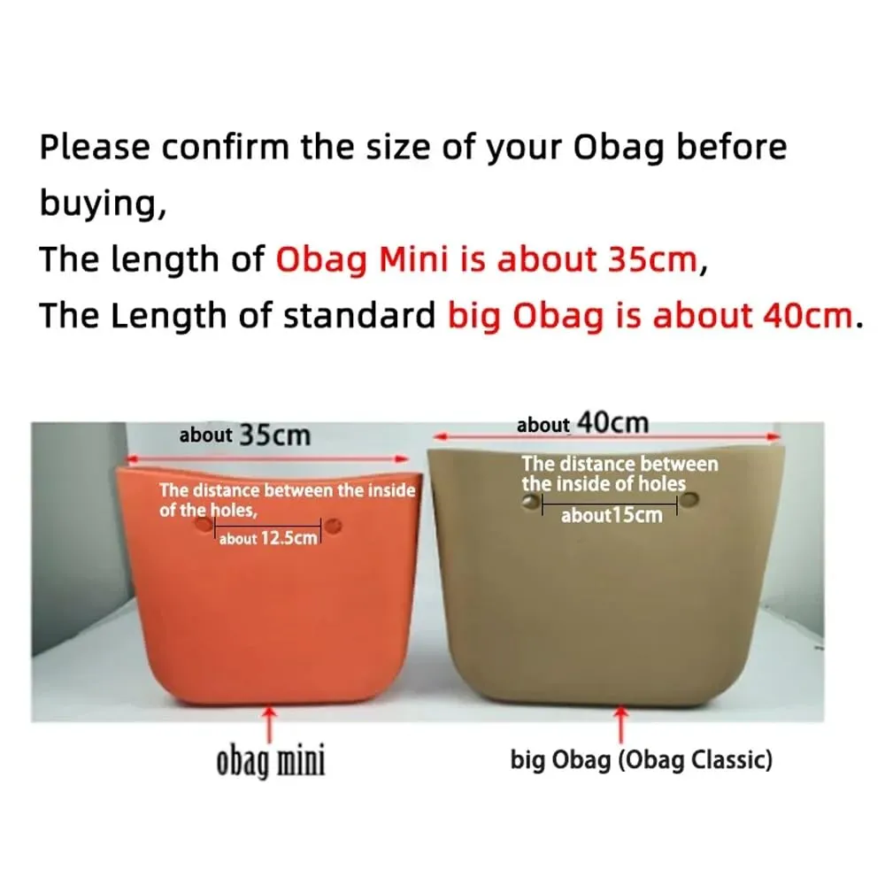 yorfavo Organizzatore interno in tela per Obag Classic Mini, Beige - immagine 4