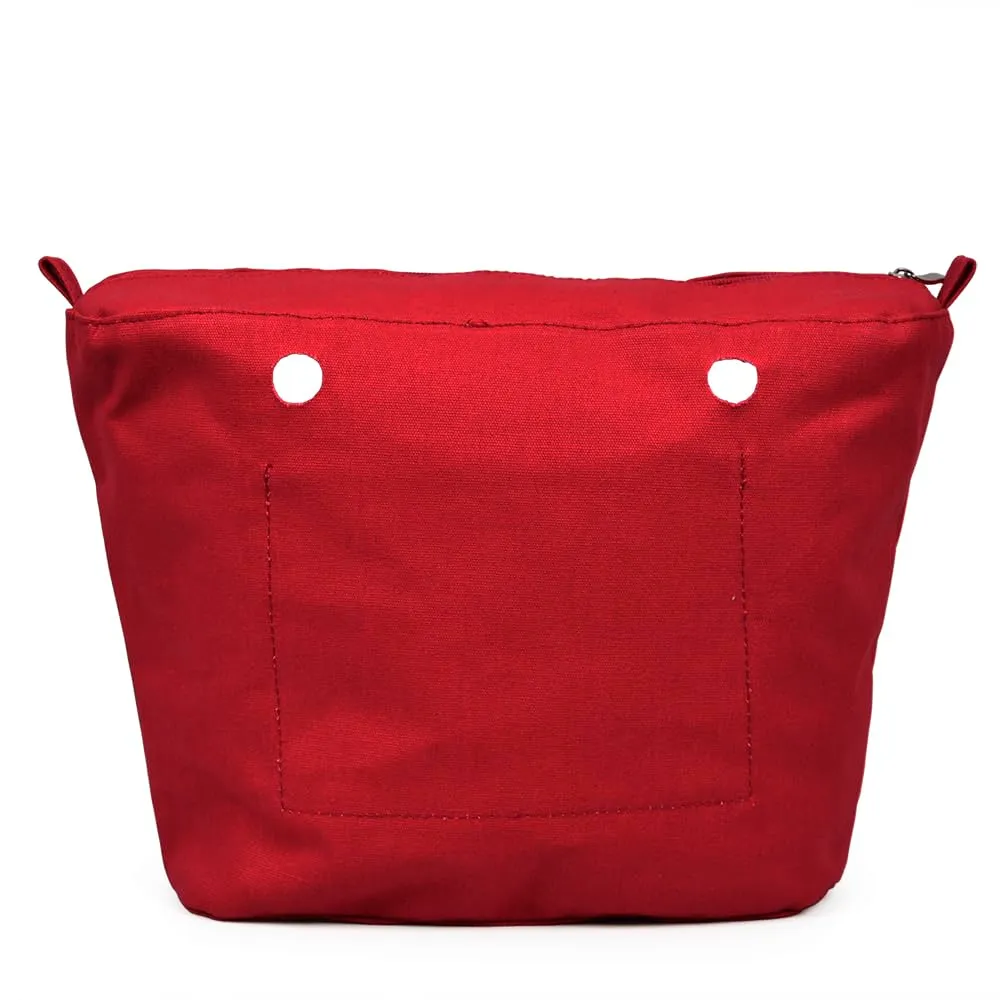 yorfavo Organizzatore Interno in Tela per O Bag Classic Mini con Cerniera, Rosso - immagine 1