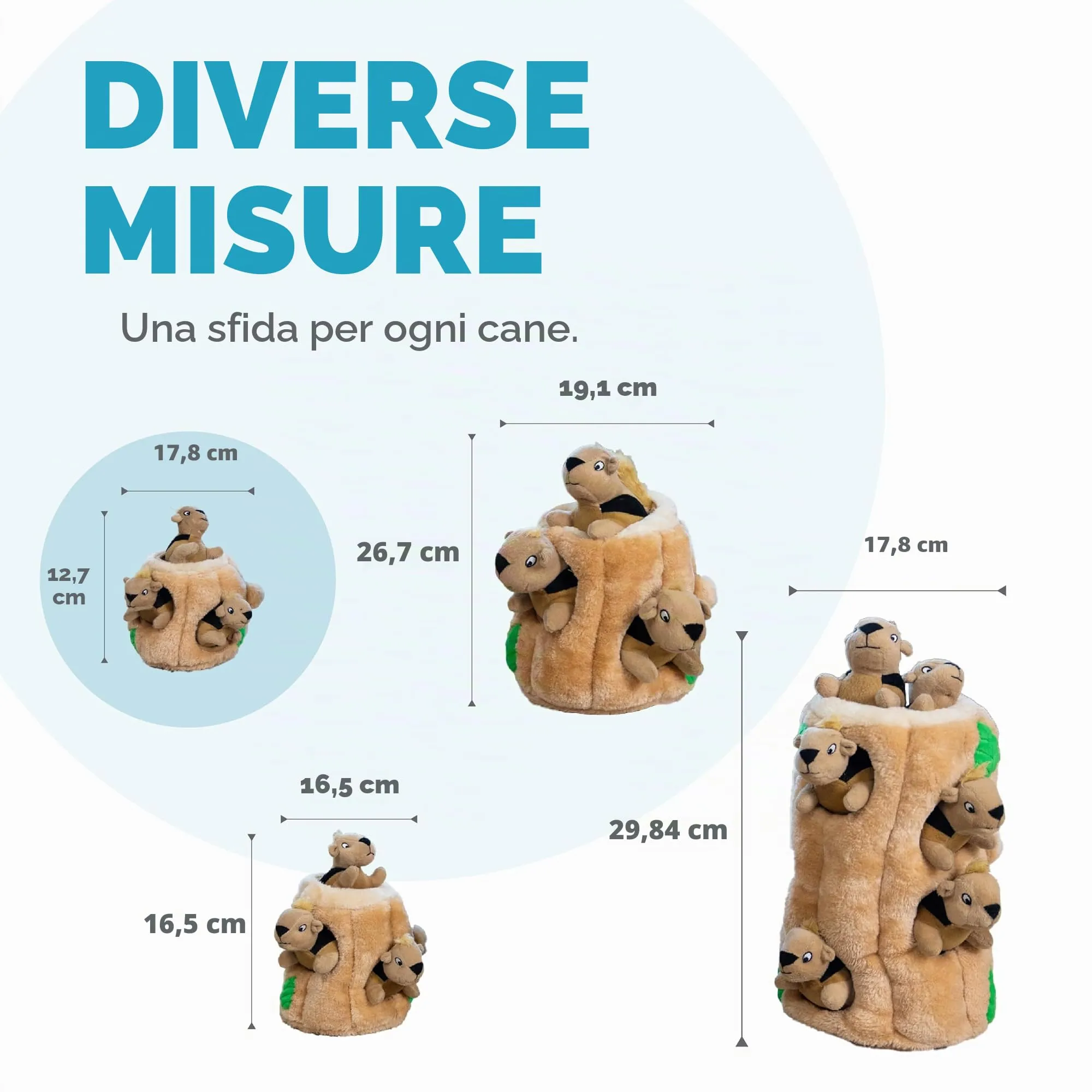Outward Hound Hide A Squirrel Puzzle Toy for Dogs, Small - immagine 5