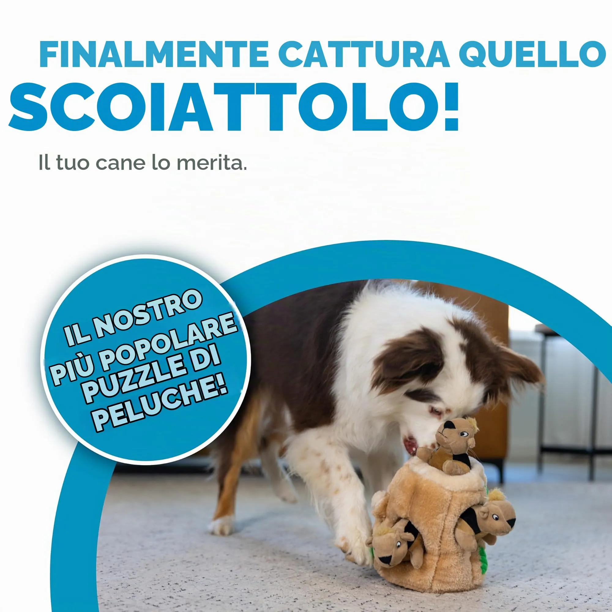 Outward Hound Hide A Squirrel Gioco Rompicapo per Cani, Medium - immagine 2
