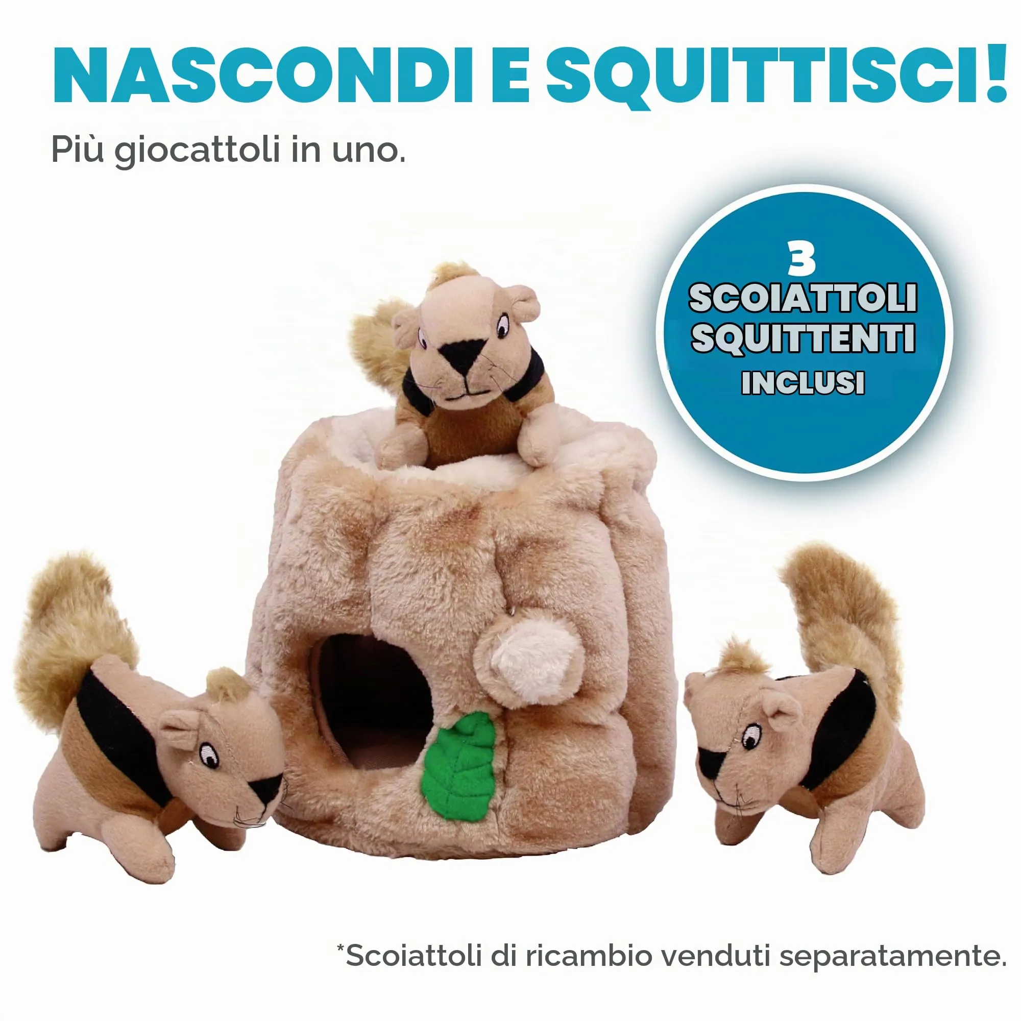 Outward Hound Hide A Squirrel Gioco Rompicapo per Cani, Medium - immagine 3