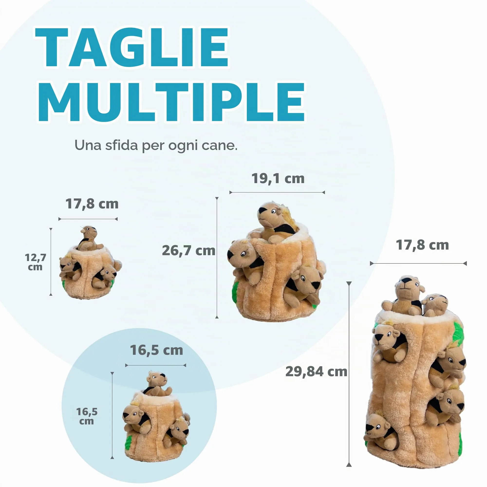 Outward Hound Hide A Squirrel Gioco Rompicapo per Cani, Medium - immagine 5