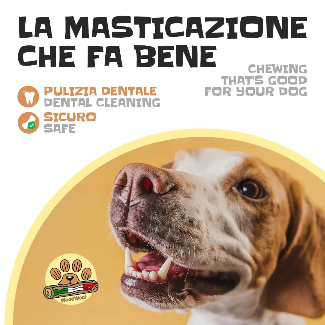 WoodWoof Radice di Erica Masticativo Naturale per Cani, Taglia M (15-25 kg) - immagine 5