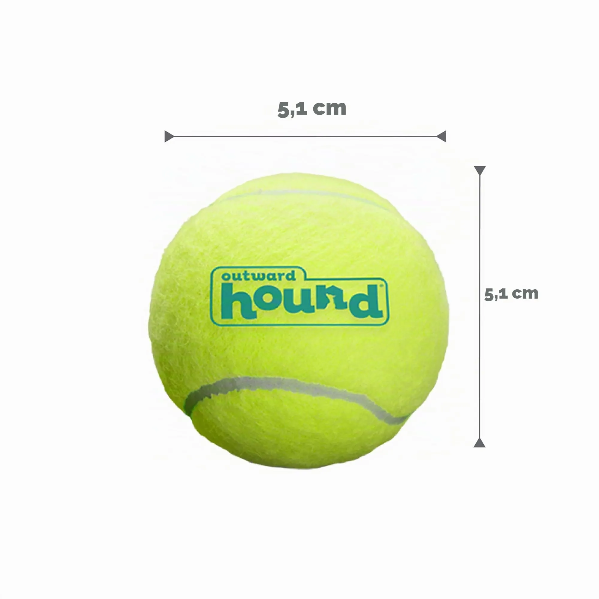 Outward Hound Squeaker Ballz, Palline con Suono per Cani, Small, 4 Pezzi - immagine 6