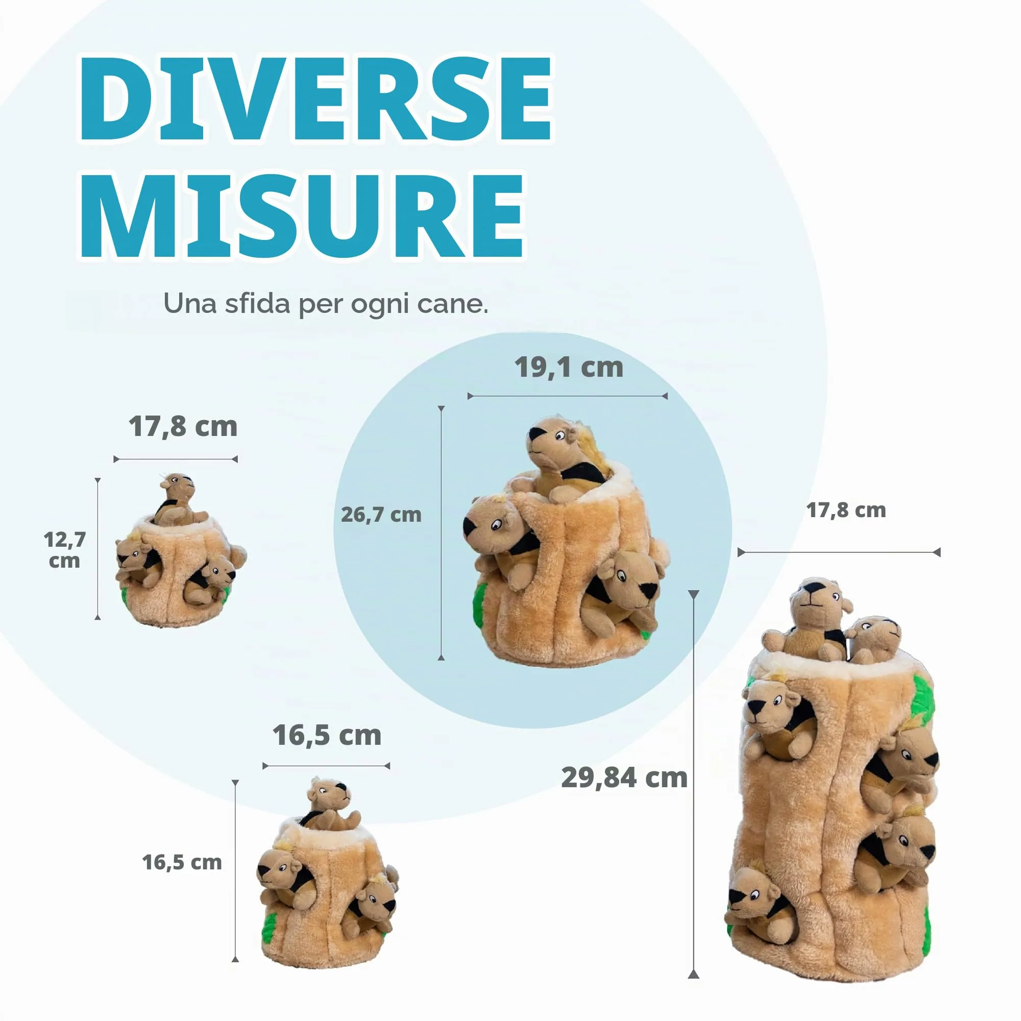 Outward Hound Hide A Squirrel Puzzle Toy for Dogs, Large - immagine 6