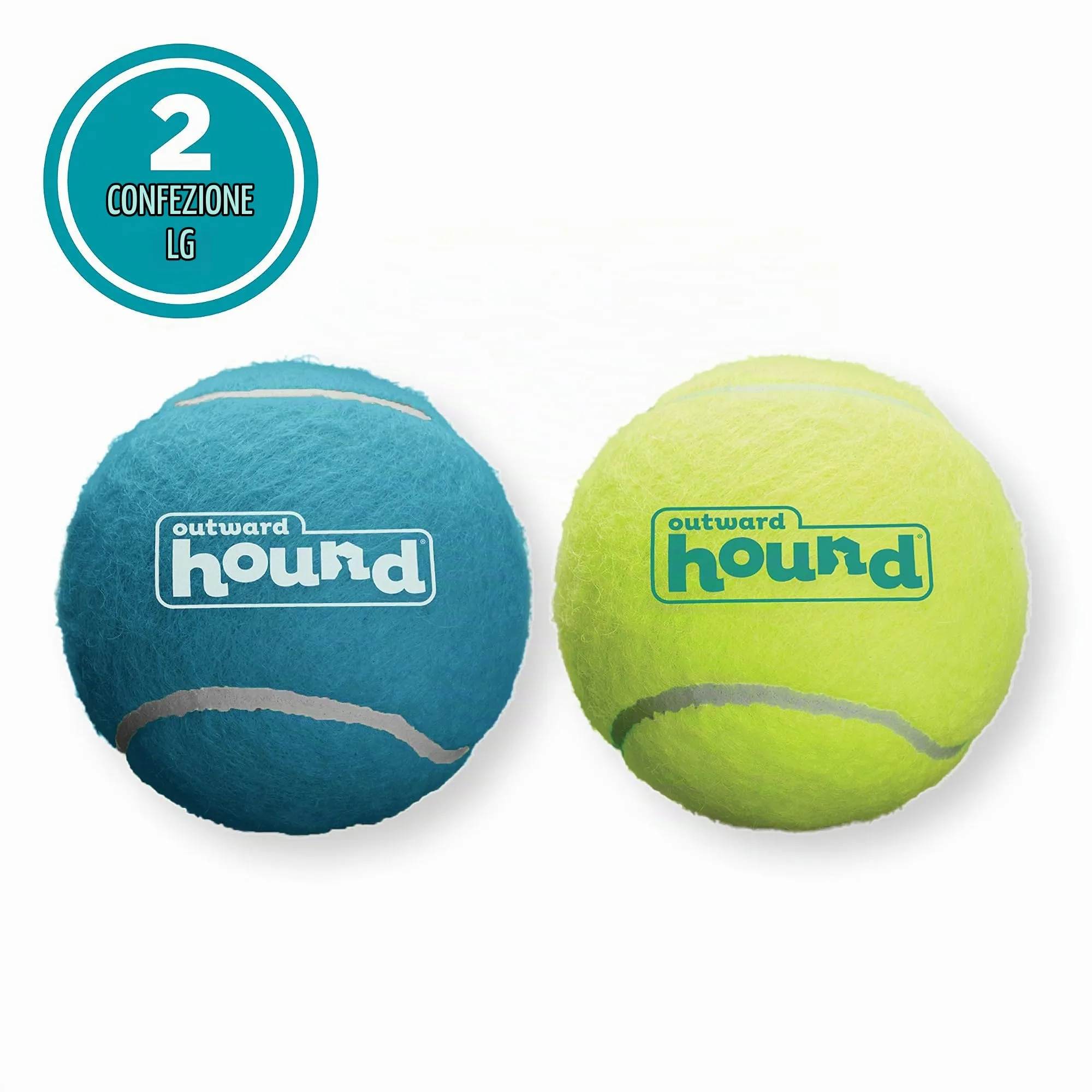 Outward Hound Squeaker Ballz Fetch Dog Toy, Large, Pack of 2 - immagine 6