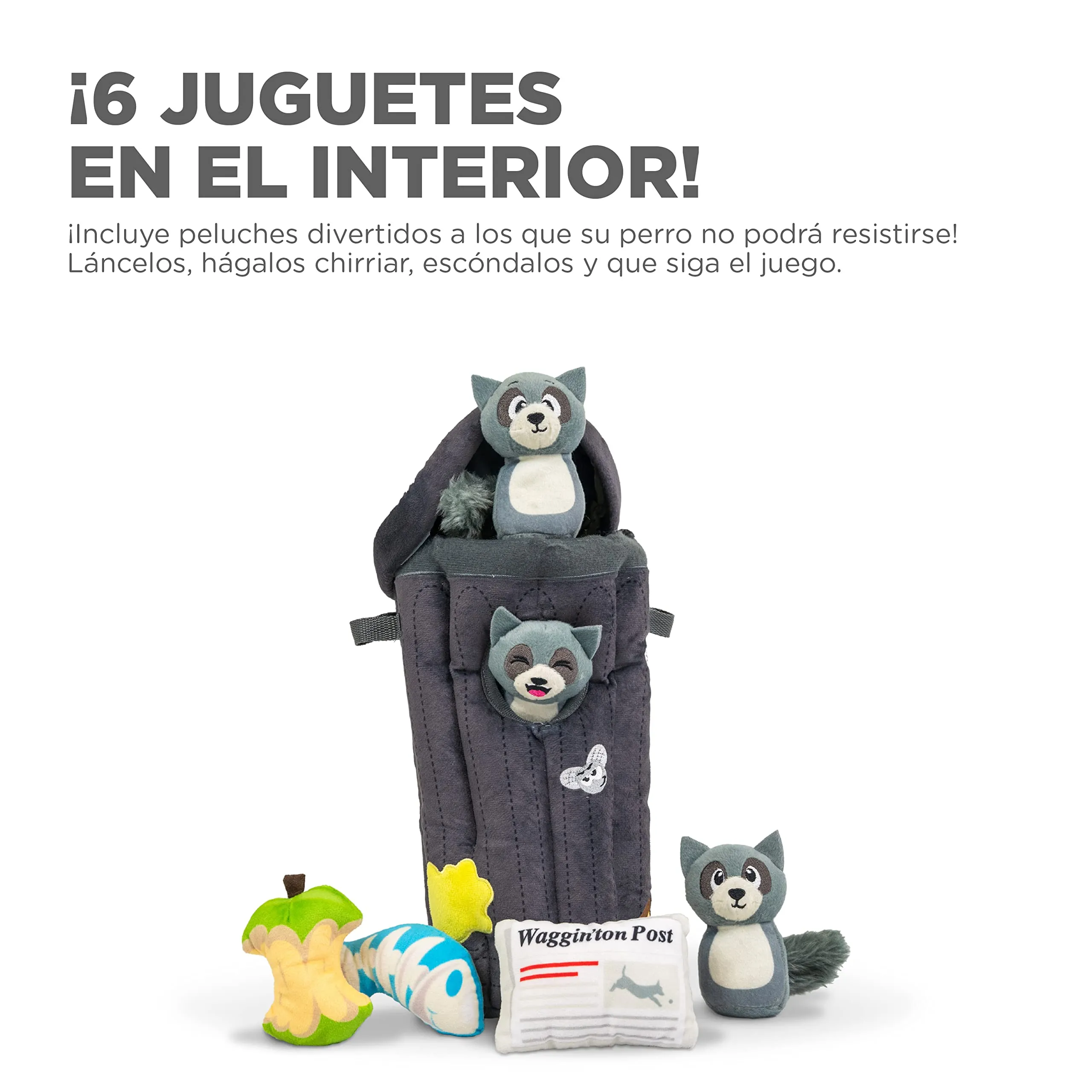 Outward Hound Hide a Raccoon Dog Puzzle Toy - immagine 4