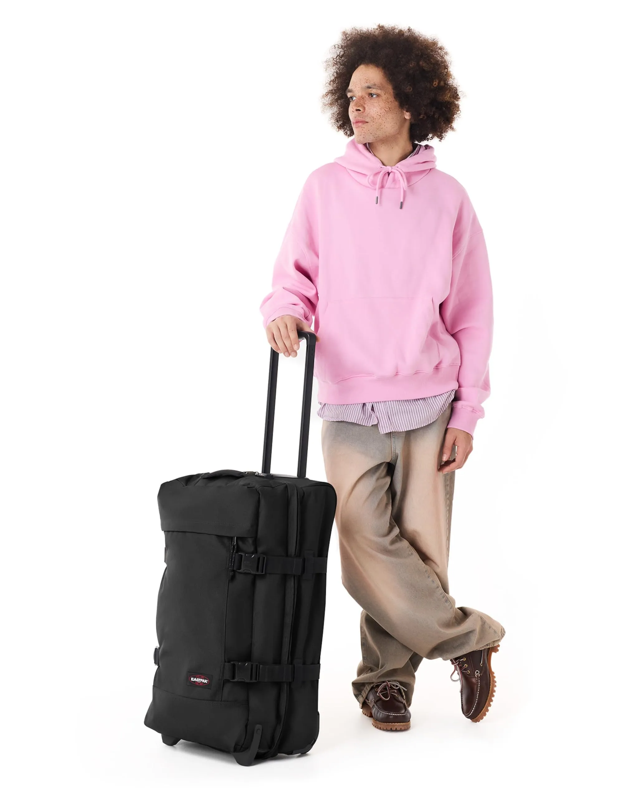 Eastpak Tranverz M Valigia Media 78L, Black - immagine 2