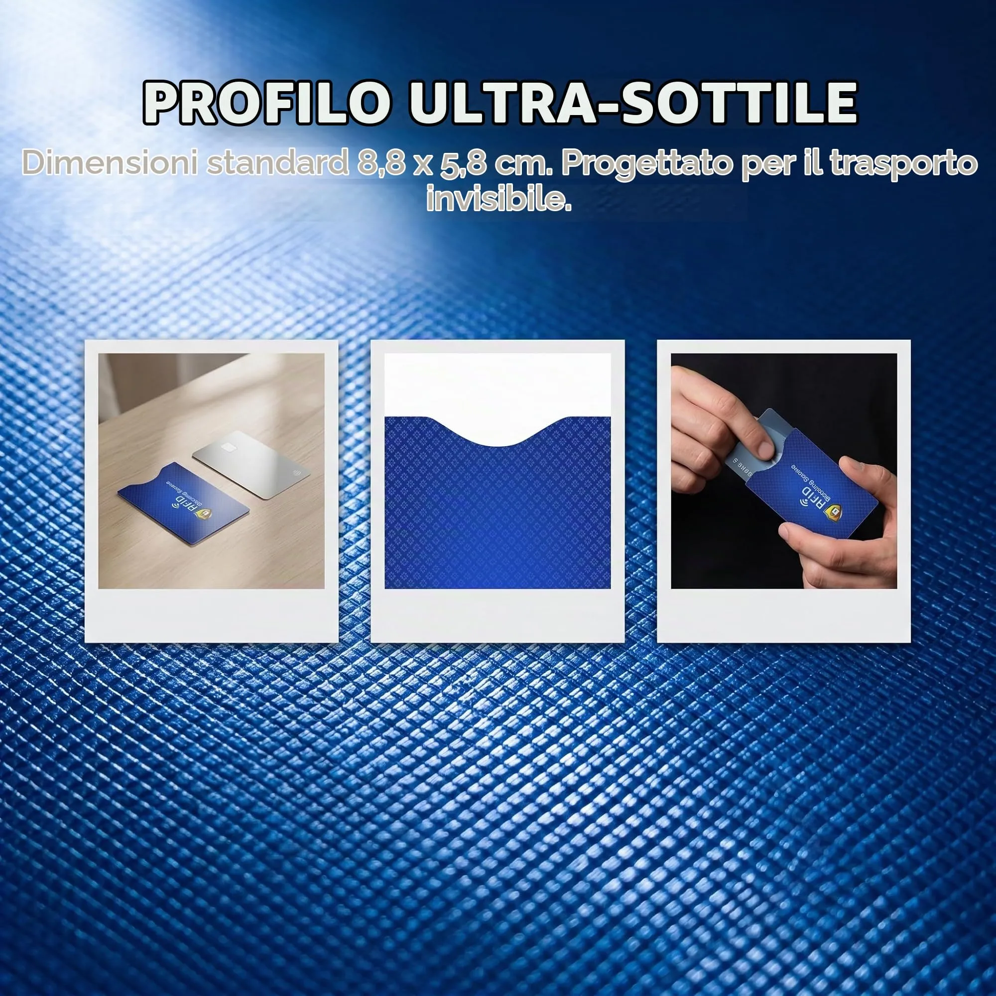 SZCXDKJ Custodie con blocco RFID e NFC, Certificazione TÜV, Confezione da 5 colori - immagine 4
