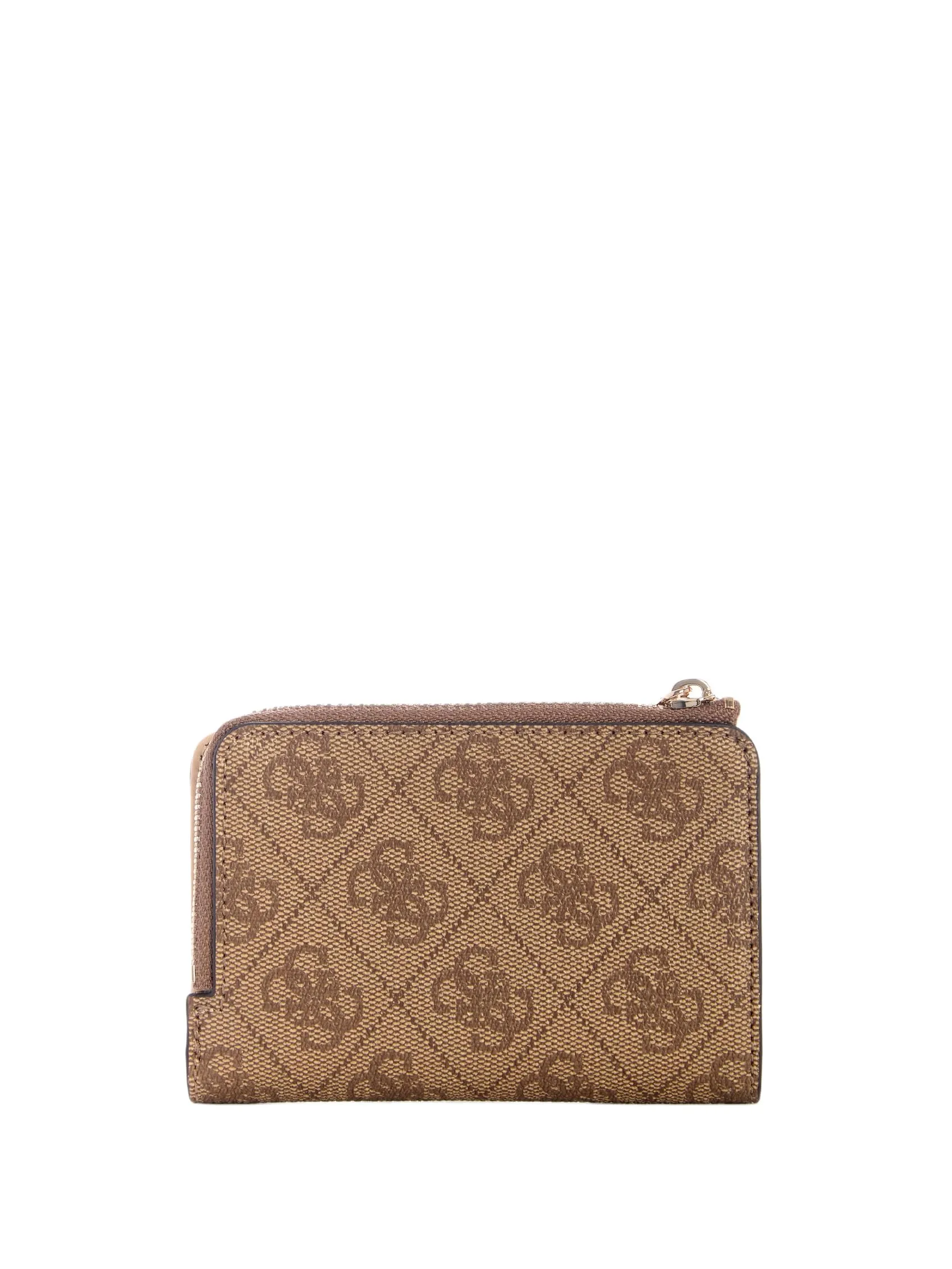 Guess Portafoglio da Donna Laurel II con Cerniera, Logo Latte - immagine 2
