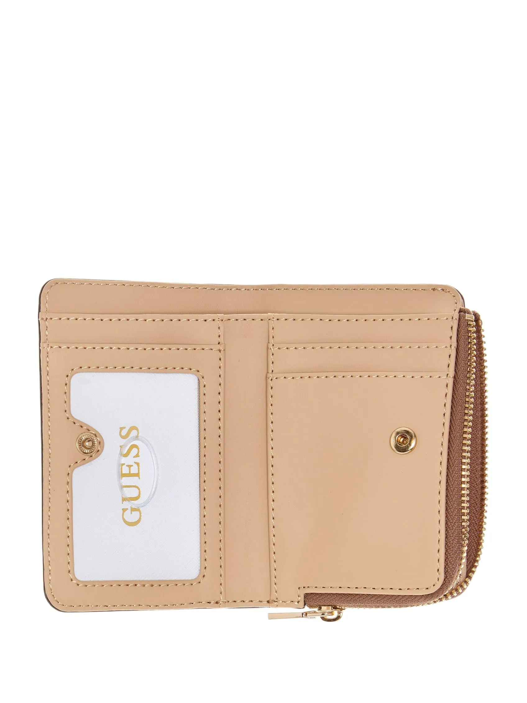 Guess Portafoglio da Donna Laurel II con Cerniera, Logo Latte - immagine 3