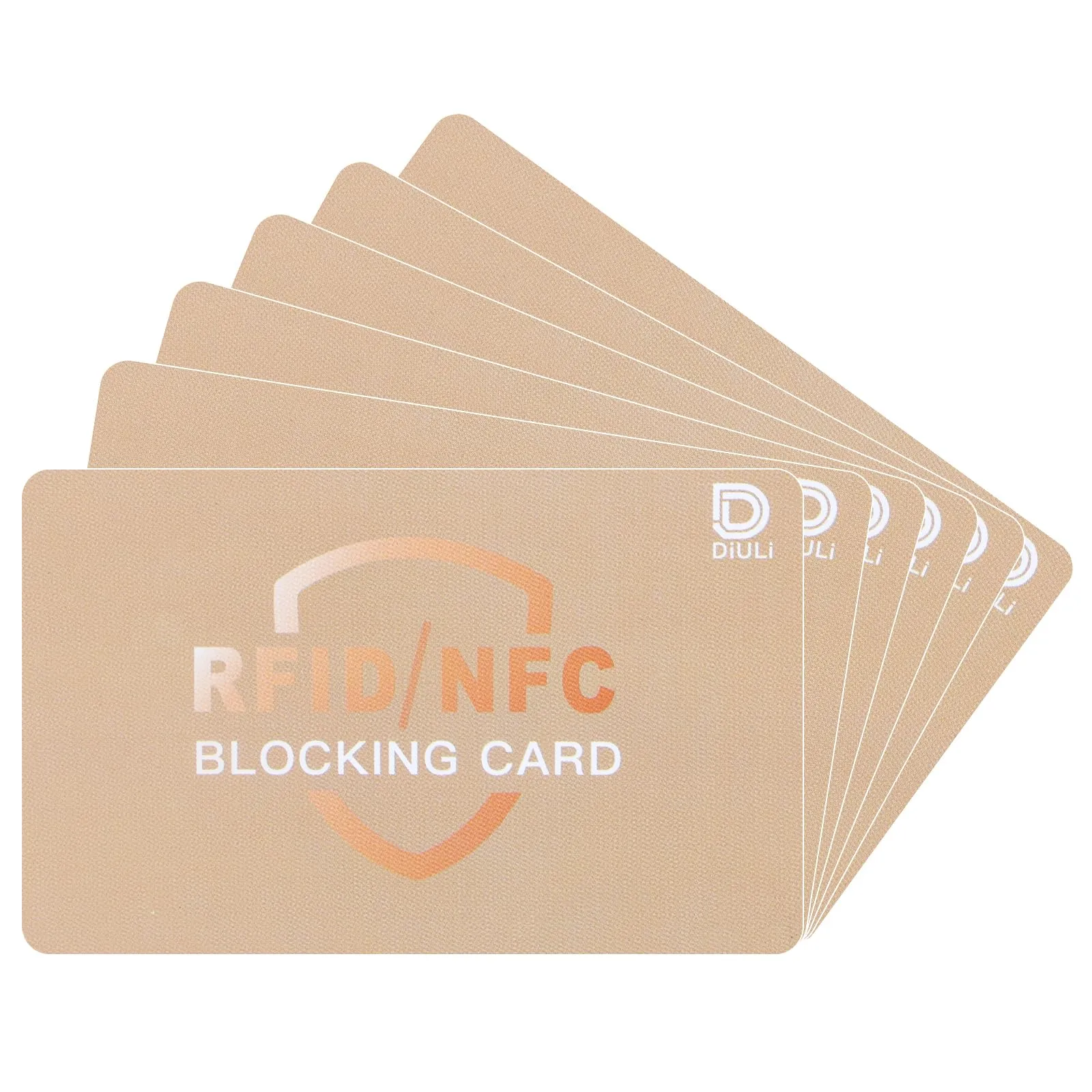 DiULi Supporto Carte RFID, 6 Pezzi Custodie Blocco RFID Ultra Sottile - immagine 1