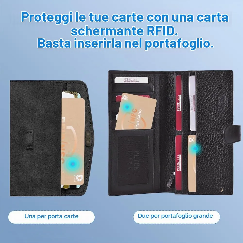 DiULi Supporto Carte RFID, 6 Pezzi Custodie Blocco RFID Ultra Sottile - immagine 4